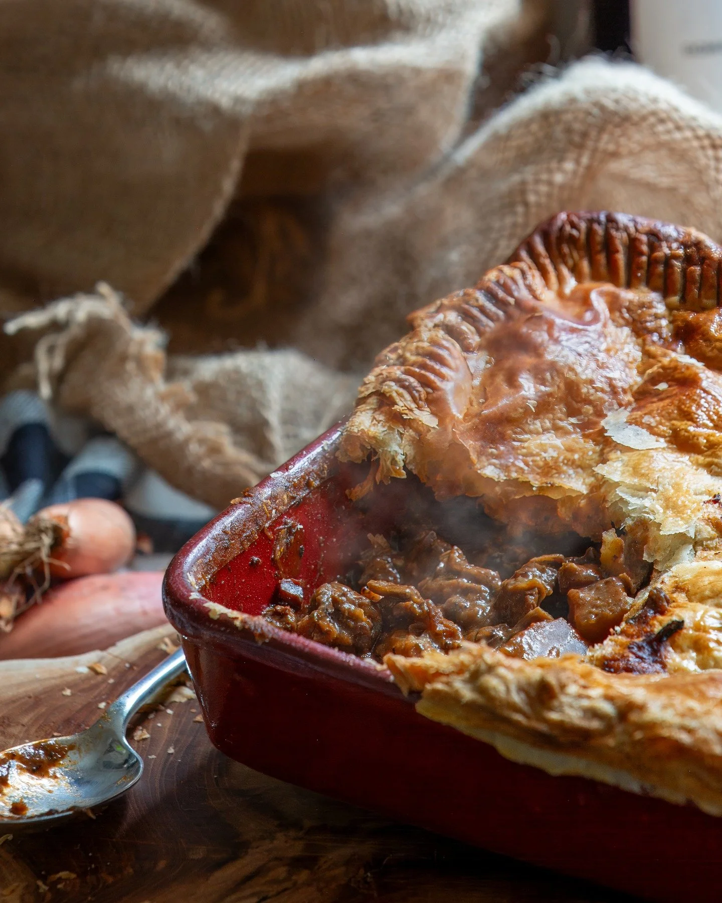 British Pie Week (2nd-8th March) deserves something a little special.

My homemade venison, steak and mushroom pie. Slow cooked, rich, deeply savoury and finished under golden, flaky pastry. Proper comfort food. Proper British craft.

There&rsquo;s s