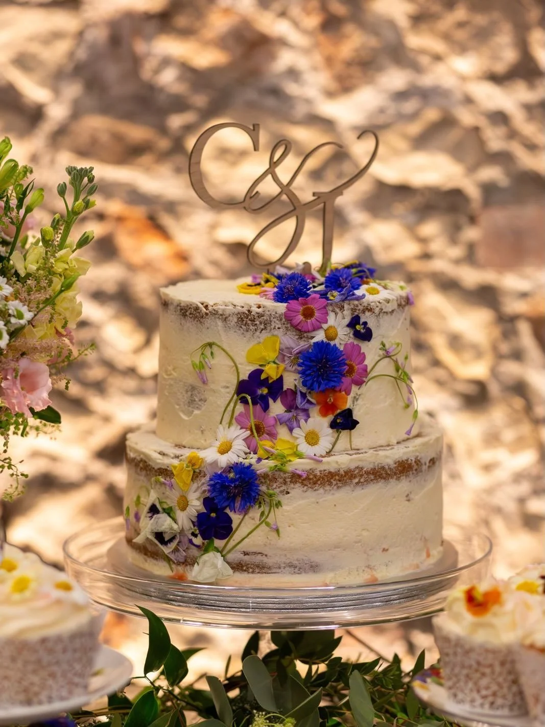 Some photography projects seem like hard work&hellip;and some just feel like magical fun!

Yesterday, I had the absolute privilege of creating this wedding cake and 60 cupcakes for two old school friends, Clive &amp; Jayne, who were married at Farbri