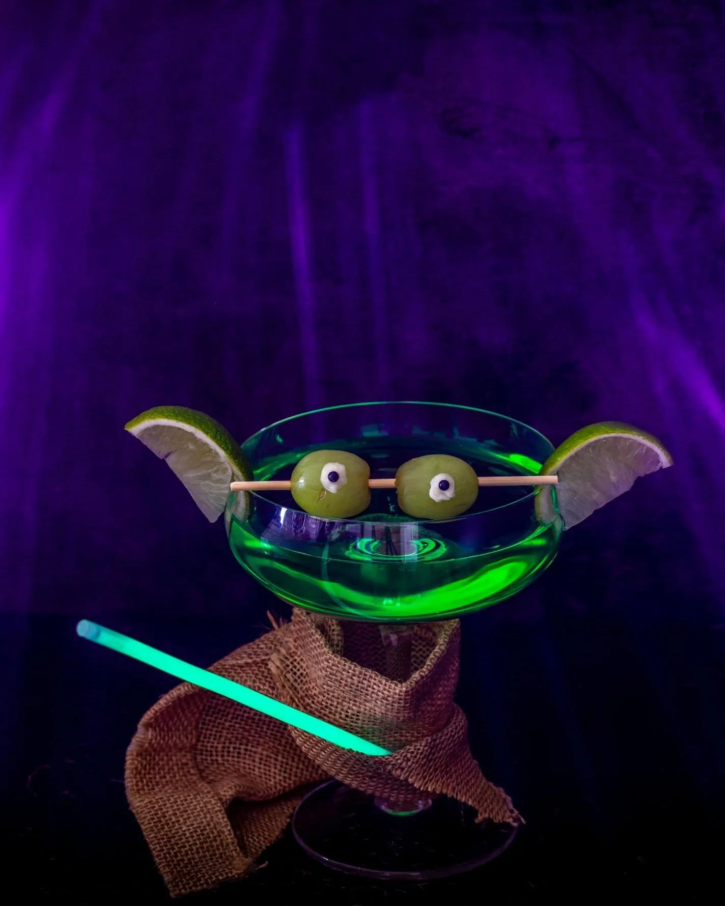May The Fourth Be With You...Always

A little bit of fun in the studio with this Yoda-inspired cocktail (I don't have any original Star Wars toys sadly, I'd be able to retire if I did!)... because not everything has to be serious (even if the lightin