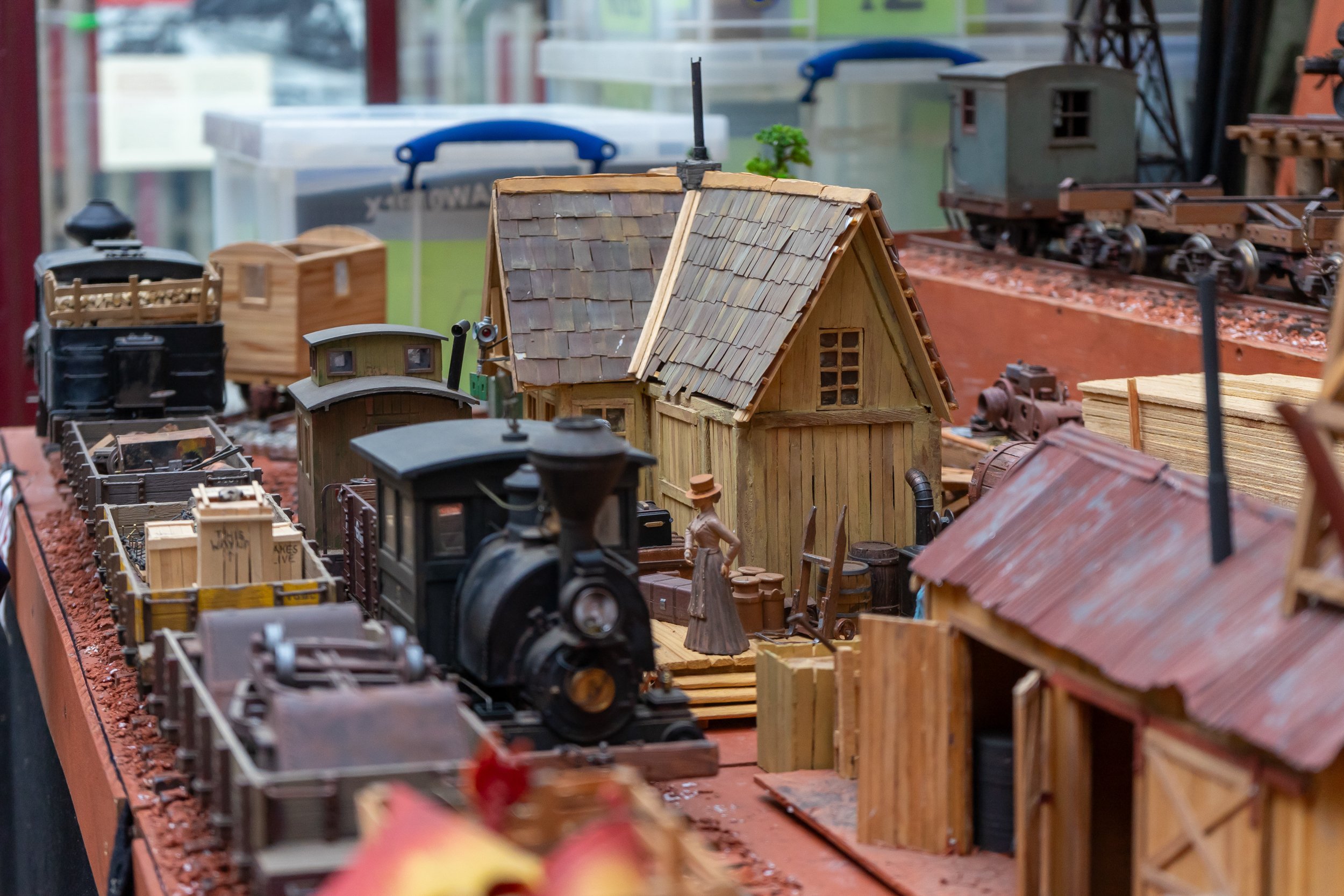 Model railway Broke Brick Mountain exhibit – Hollycombe Mega Model Weekend – Charitable Event Photography by Sequoia Studios