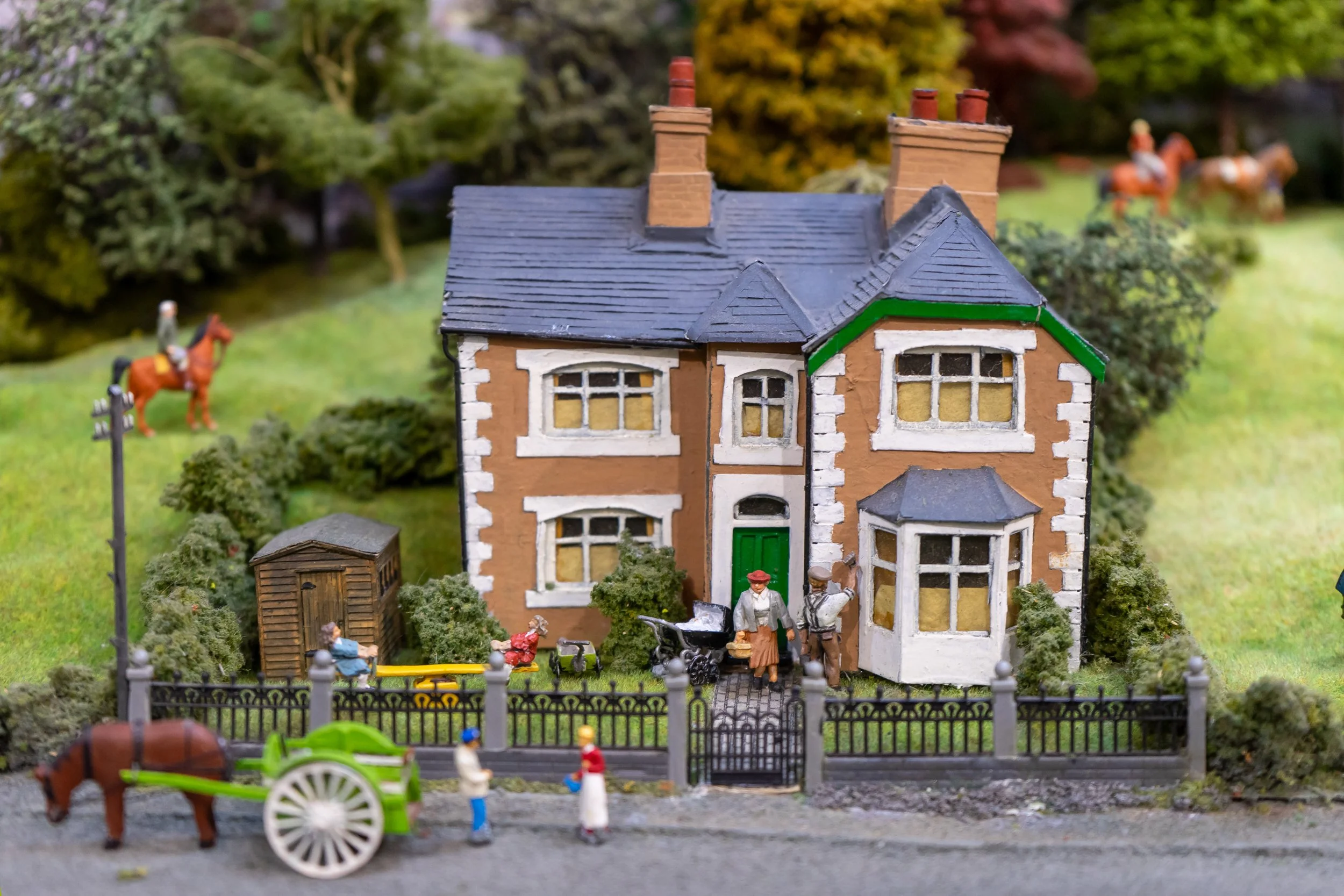 Model house and characters – Hollycombe Mega Model Weekend – Charitable Event Photography by Sequoia Studios