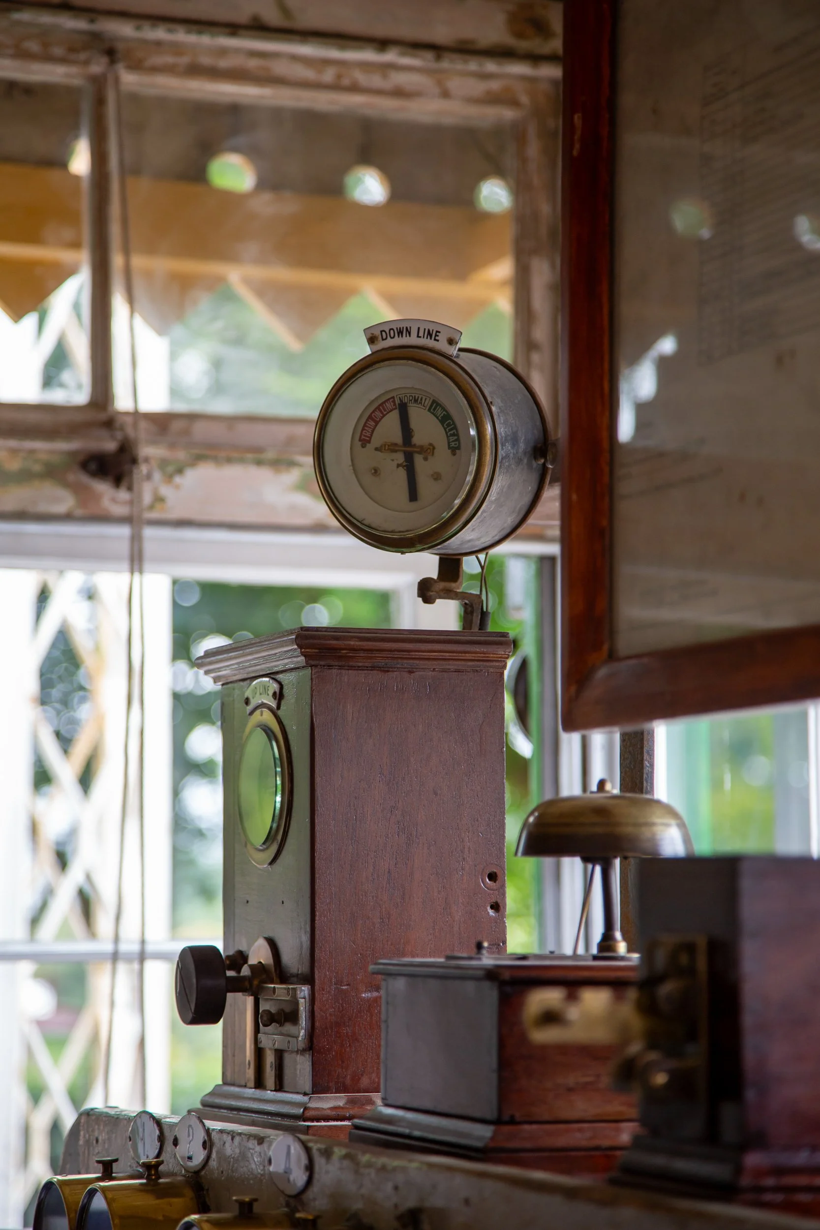 More dials and gauges in de-commissioned Liphook Signal Box – Hollycombe Steam In The Country – Charitable Event Photography by Sequoia Studios