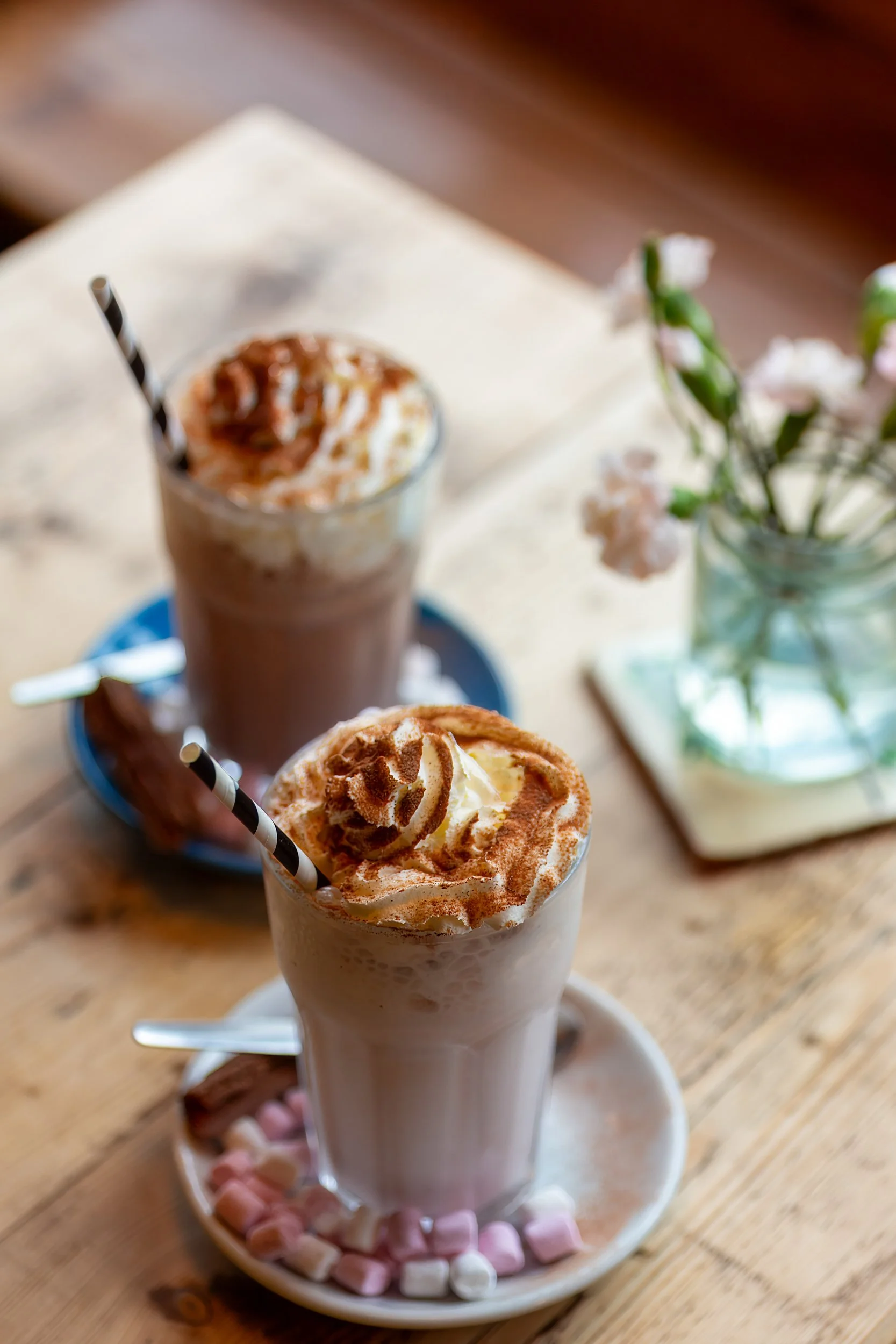 Fresh milkshakes  – The Lion's Den Café, Haslemere, Surrey – Drink Photography by Sequoia Studios