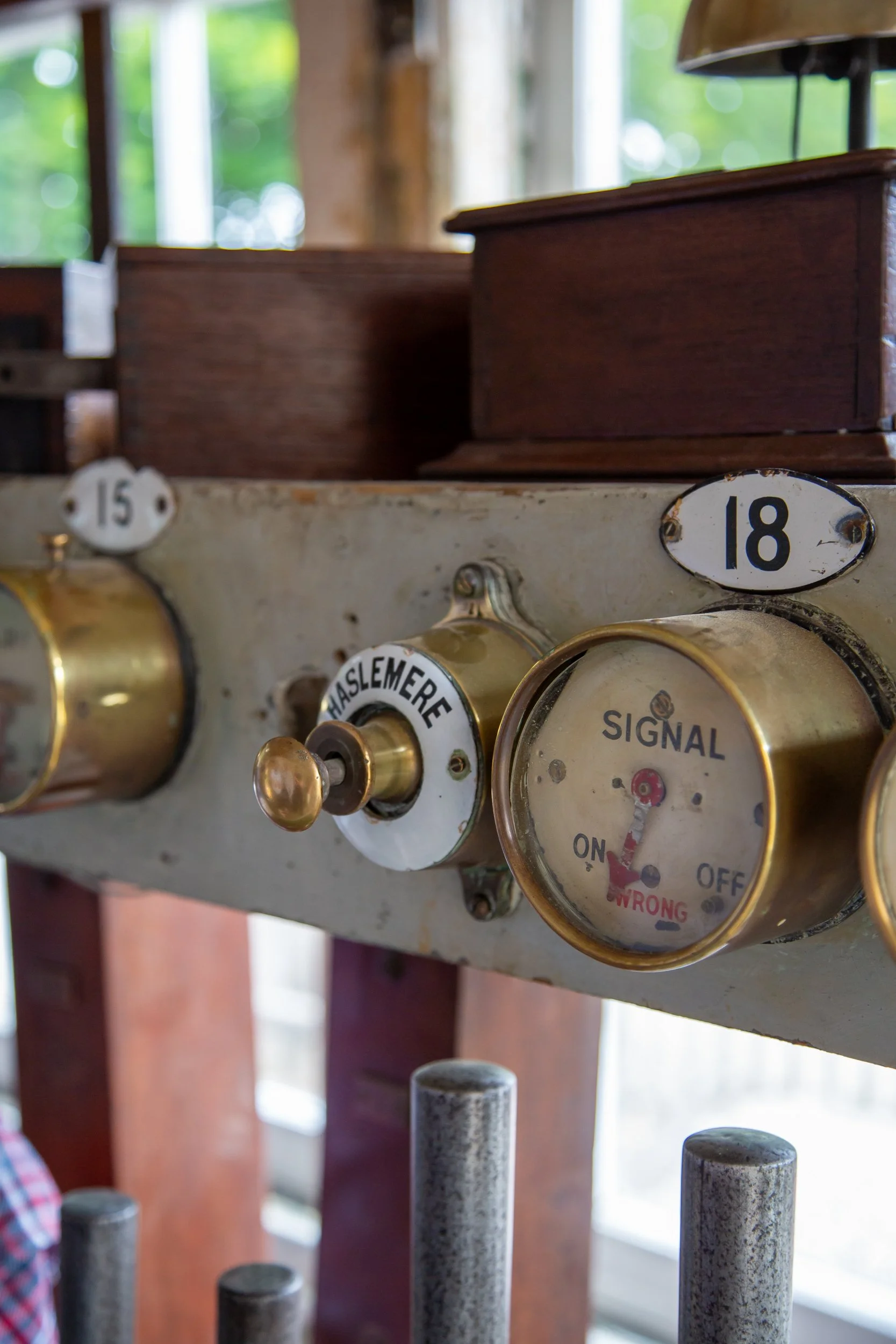 Up-line signal for Haslemere in de-commissioned Liphook Signal Box – Hollycombe Steam In The Country – Charitable Event Photography by Sequoia Studios
