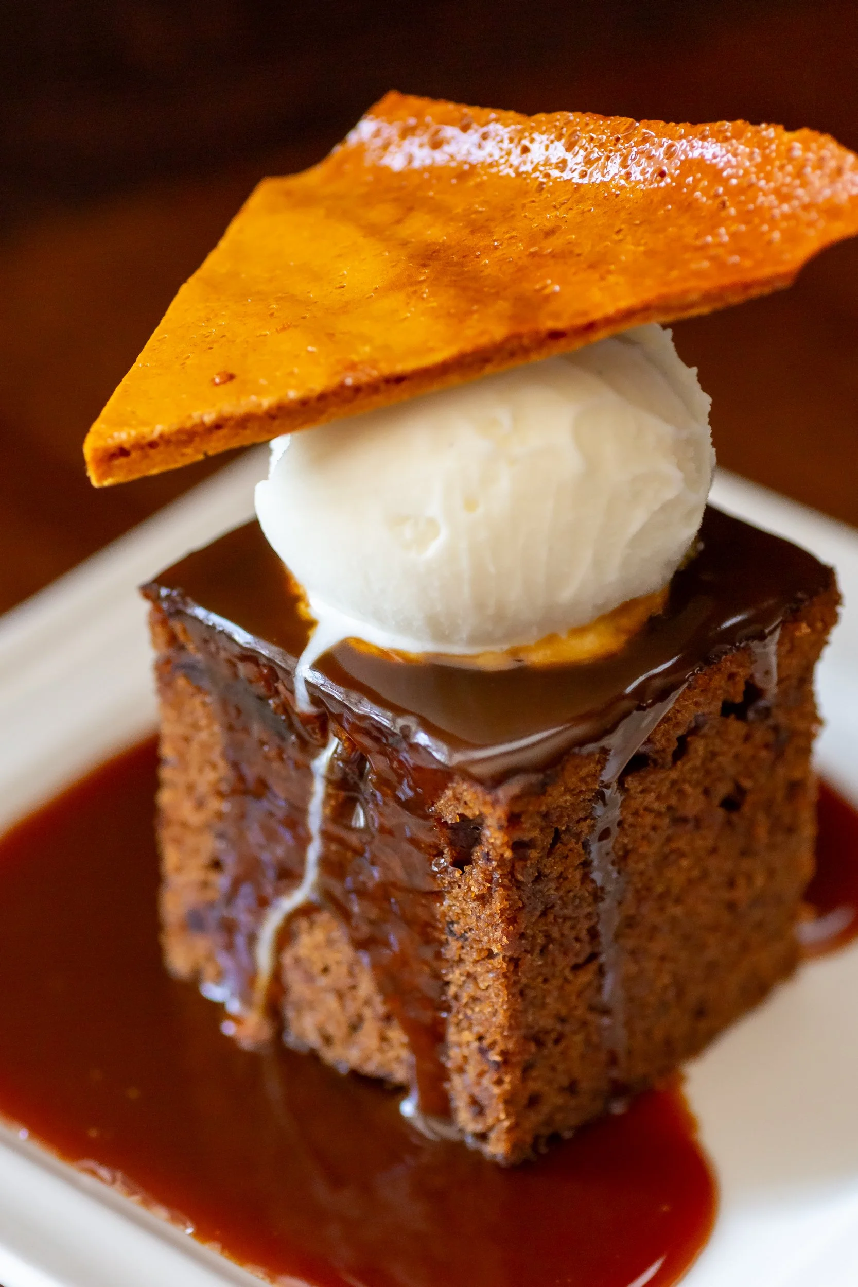 Sticky toffee pudding