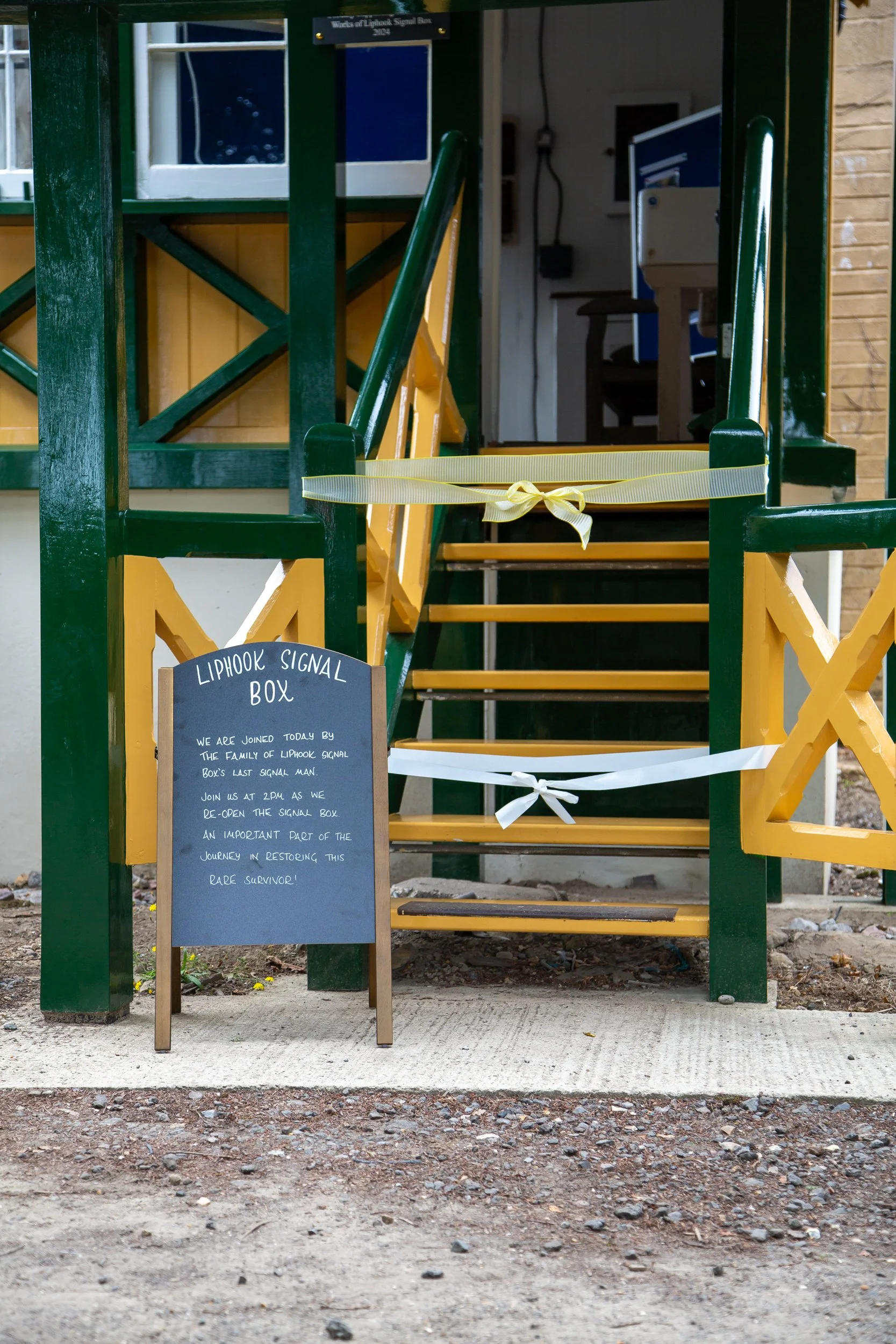 De-commissioned Liphook Signal Box entrance – Hollycombe Steam In The Country – Charitable Event Photography by Sequoia Studios
