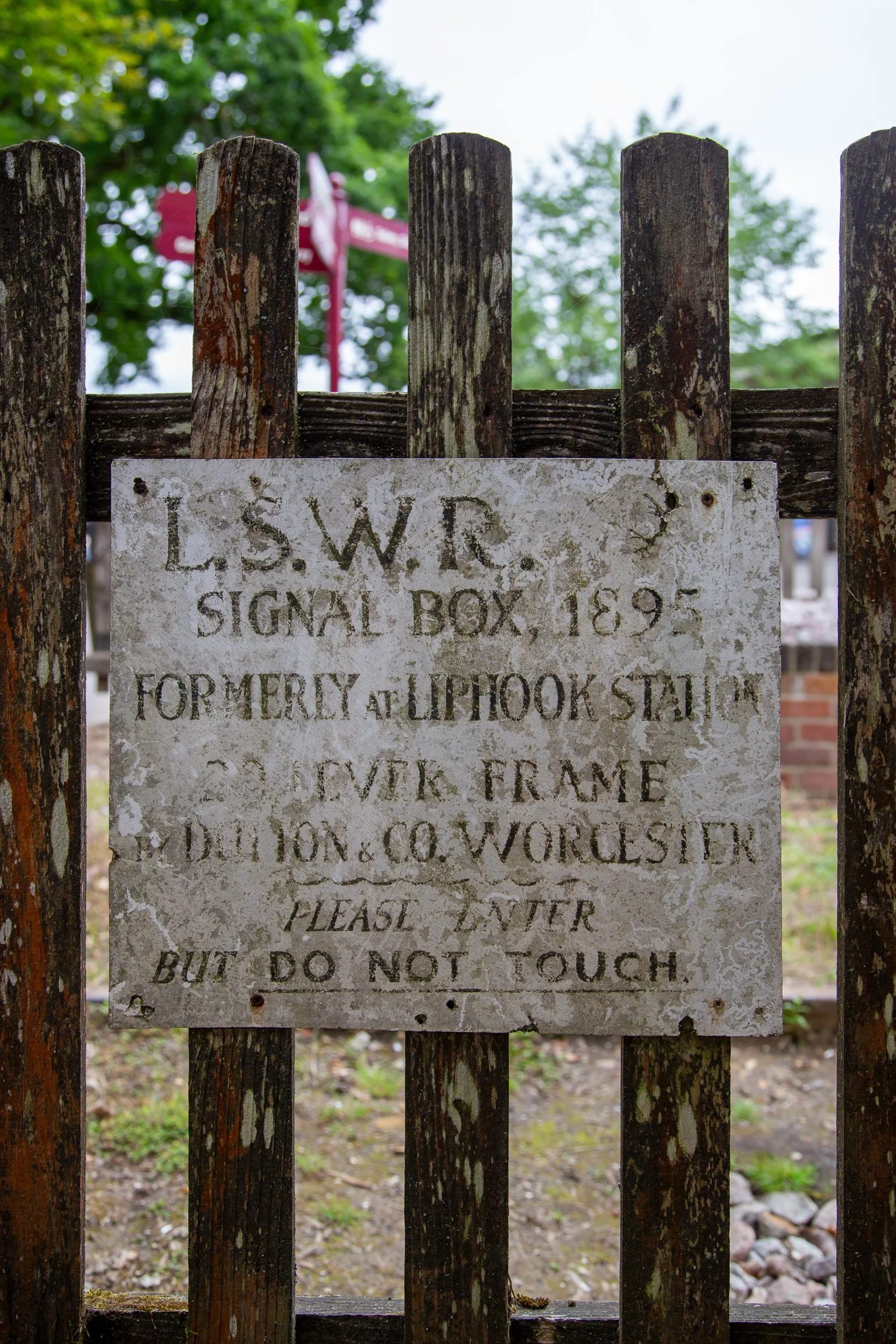 Old signal box signage – Hollycombe Steam In The Country – Charitable Event Photography by Sequoia Studios