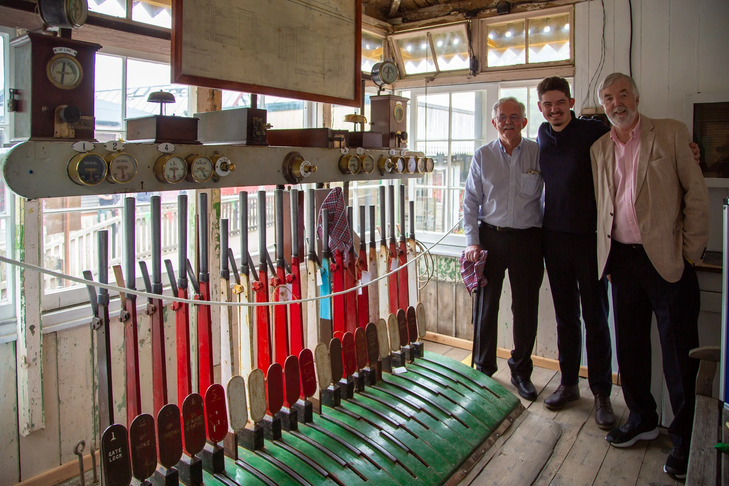 Family last signalman of de-commissioned Liphook Signal Box – Hollycombe Steam In The Country – Charitable Event Photography by Sequoia Studios