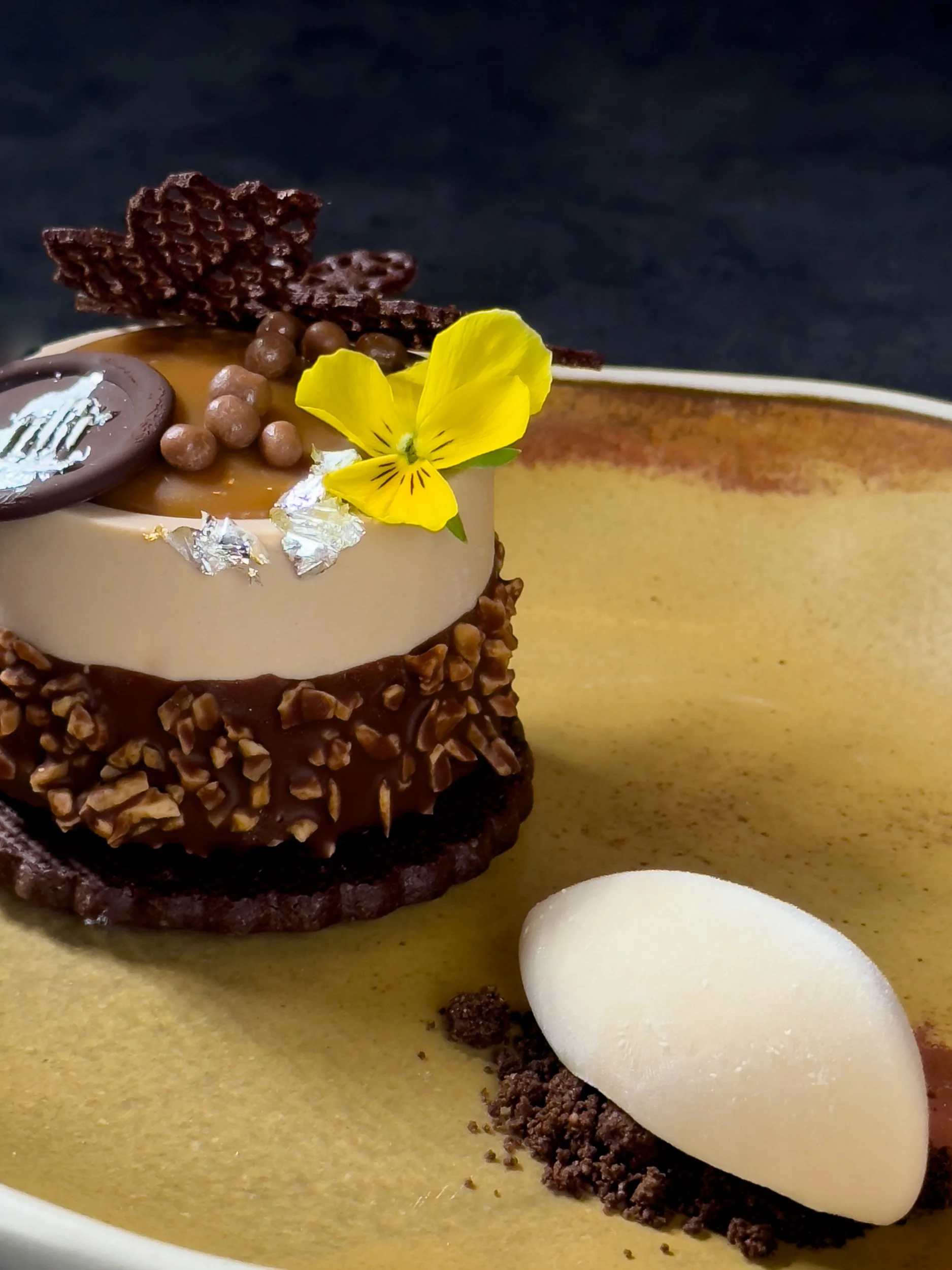 Almond Collection dessert – The Dilli, Haslemere – Restaurant Photography by Sequoia Studios