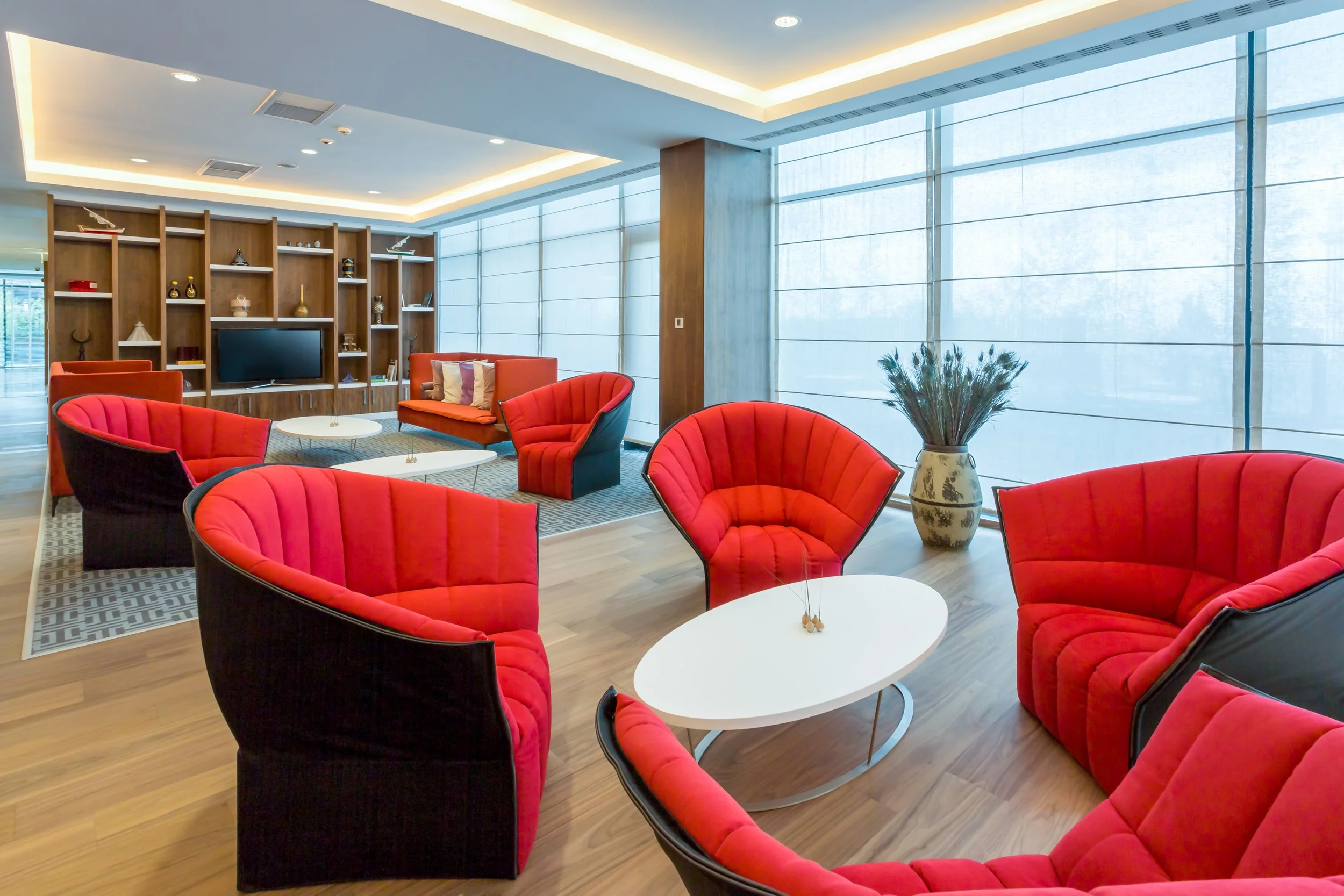 Lounge area seating at Hampton by Hilton in Samsun, Turkey