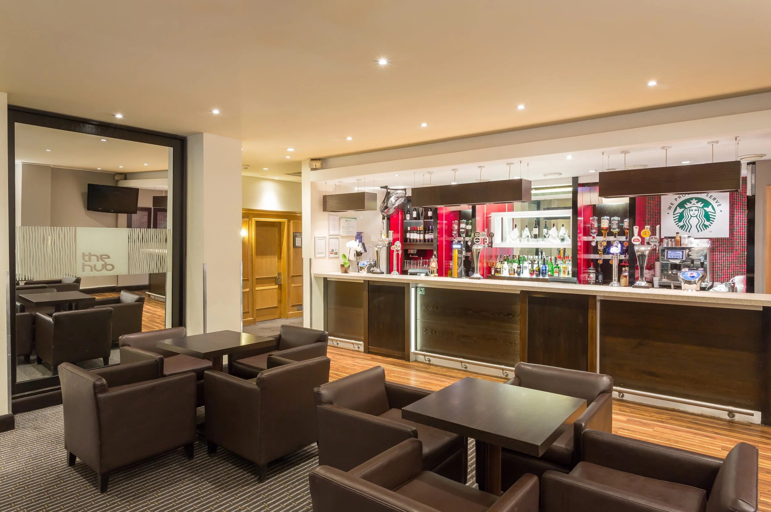 Hotel bar at Holiday Inn, Cambridge