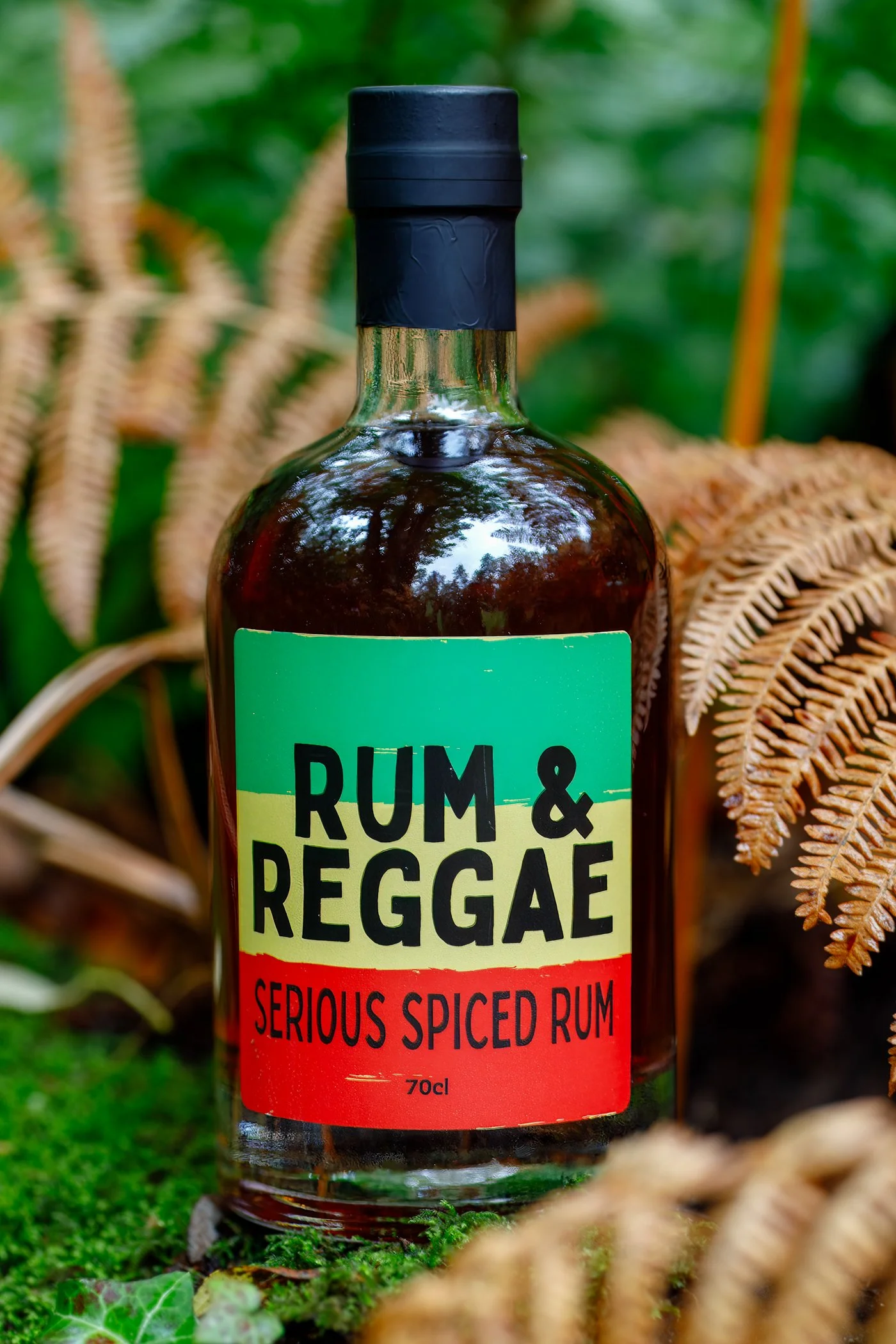 Rum &amp; Reggae Serious Spiced Rum bottle