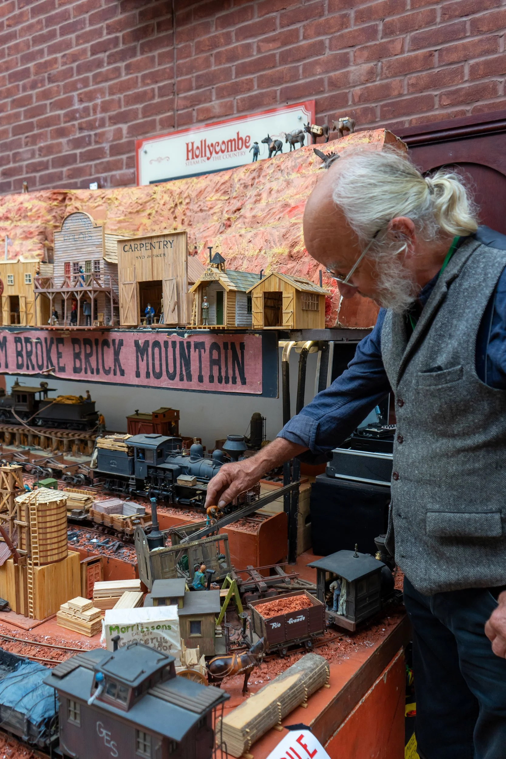 Model railway  exhibitor – Hollycombe Mega Model Weekend – Charitable Event Photography by Sequoia Studios