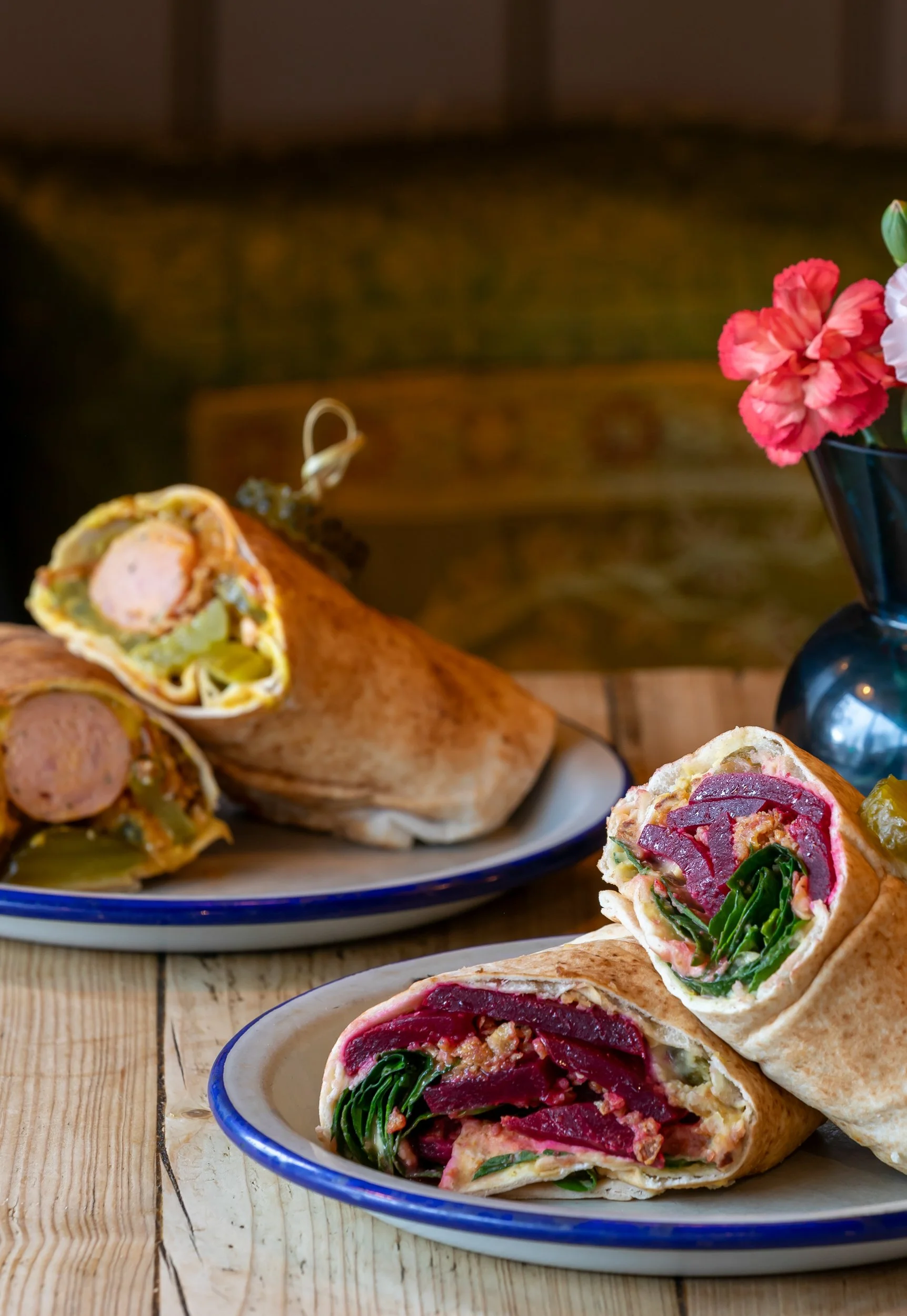 Khobez Middle Eastern flatbreads  – The Lion's Den Café, Haslemere, Surrey – Food Photography by Sequoia Studios