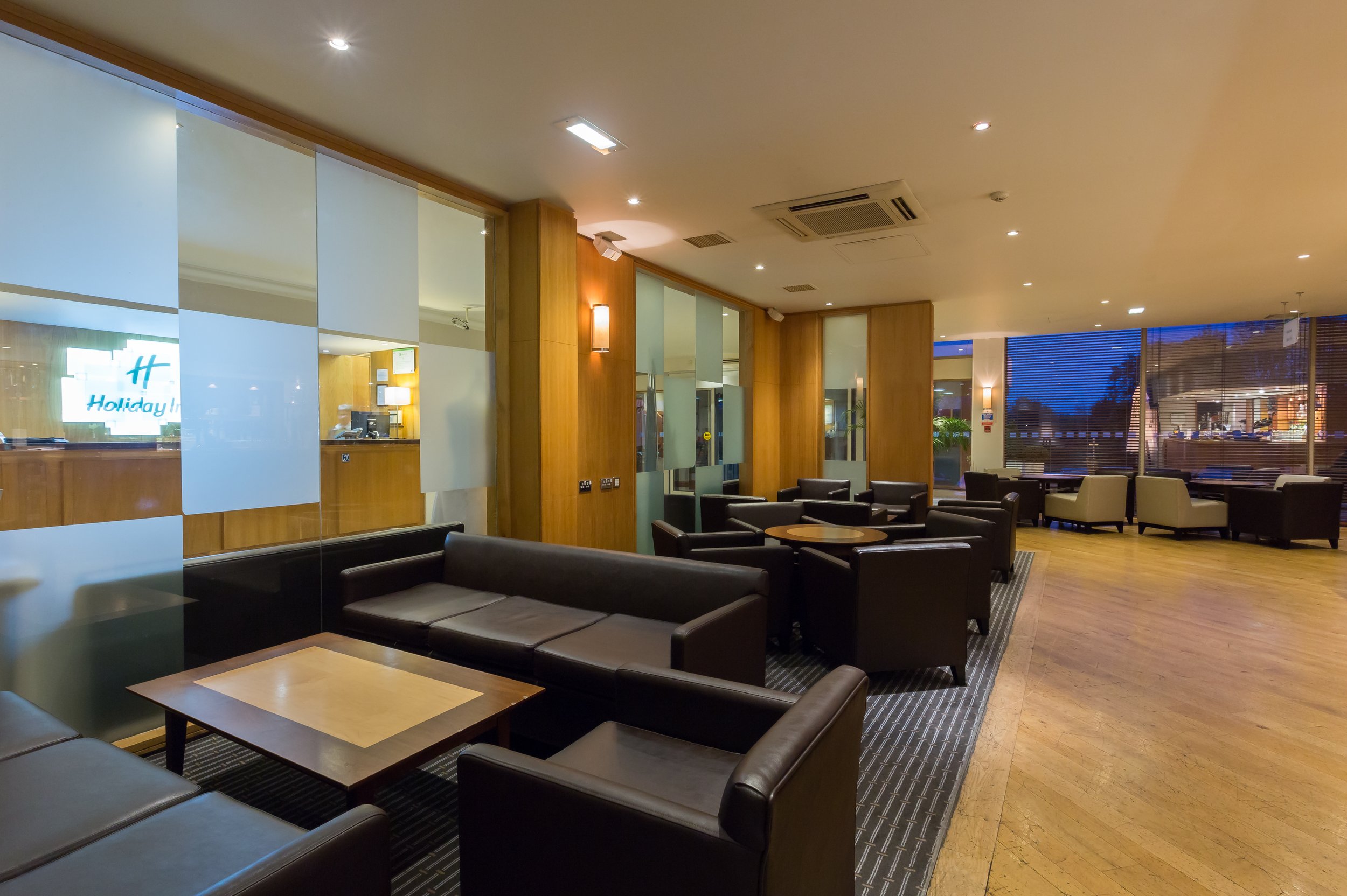 Bar lounge at Holiday Inn hotel in Cambridge, Cambridgeshire
