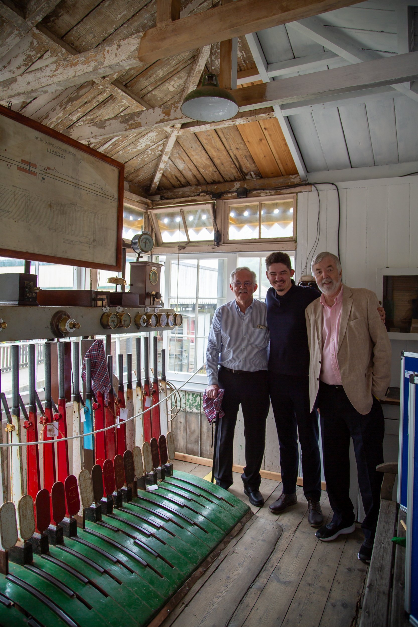 Family of the last signalman of de-commissioned Liphook Signal Box – Hollycombe Steam In The Country – Charitable Event Photography by Sequoia Studios