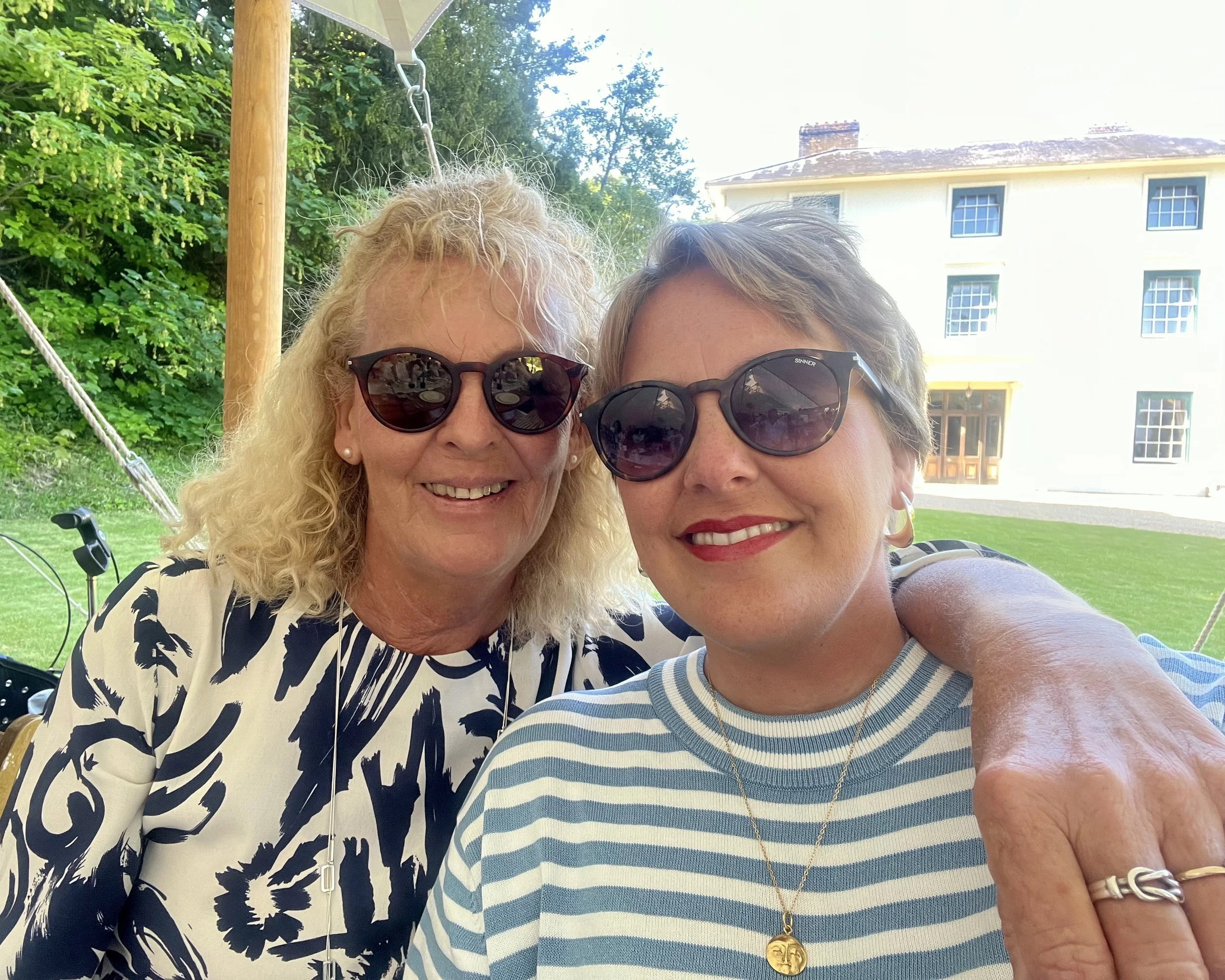 Alex Mason with her mum