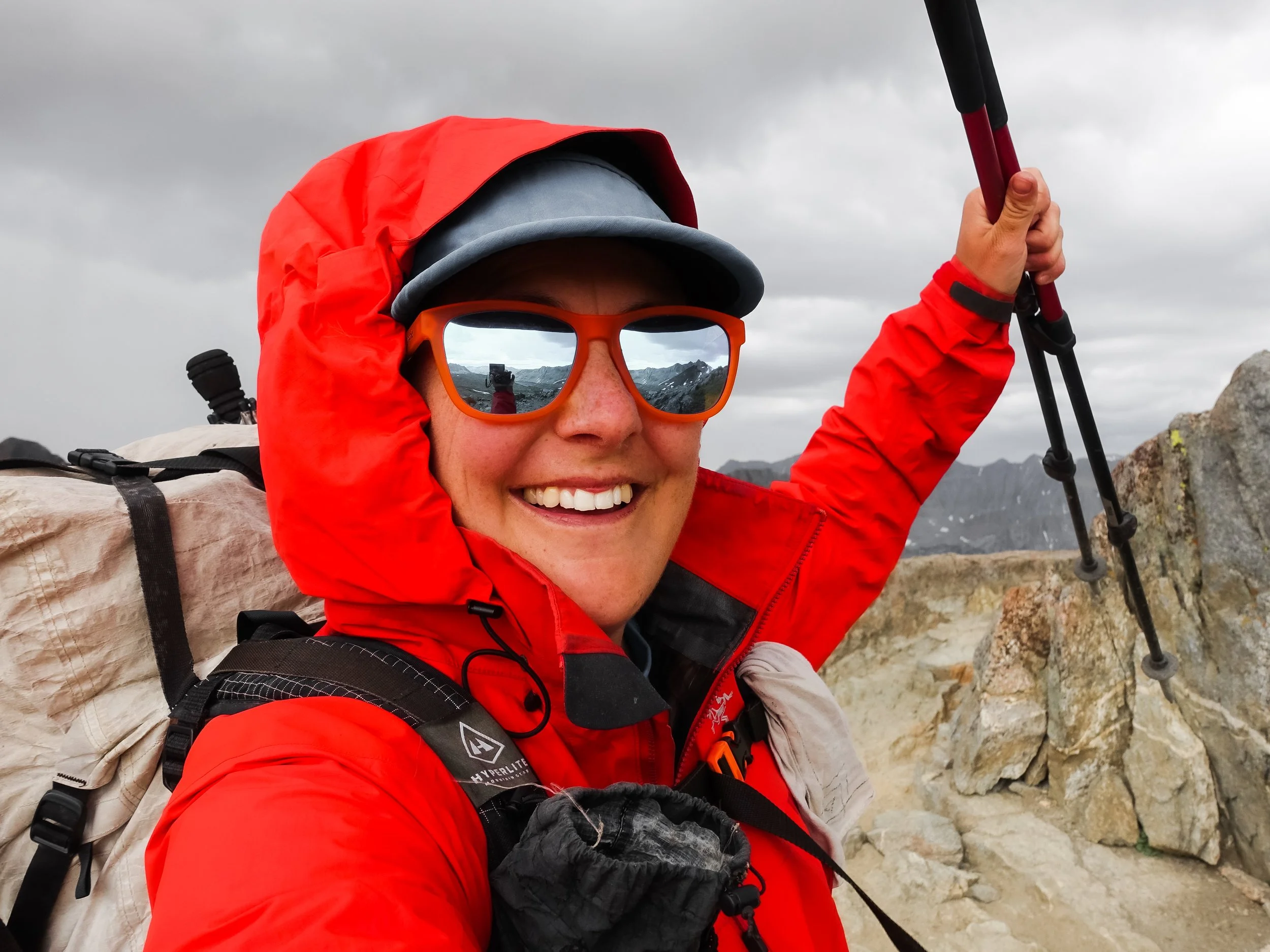 John Muir Trail day 8 – A significant shift in the weather!