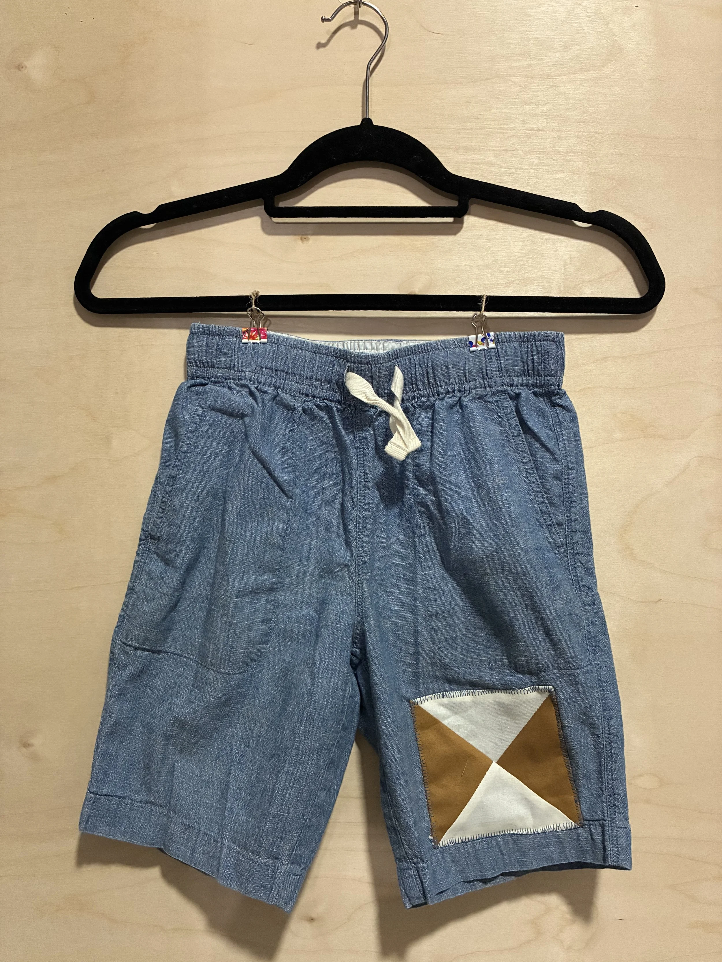 Patchwork Chambray pants (12)