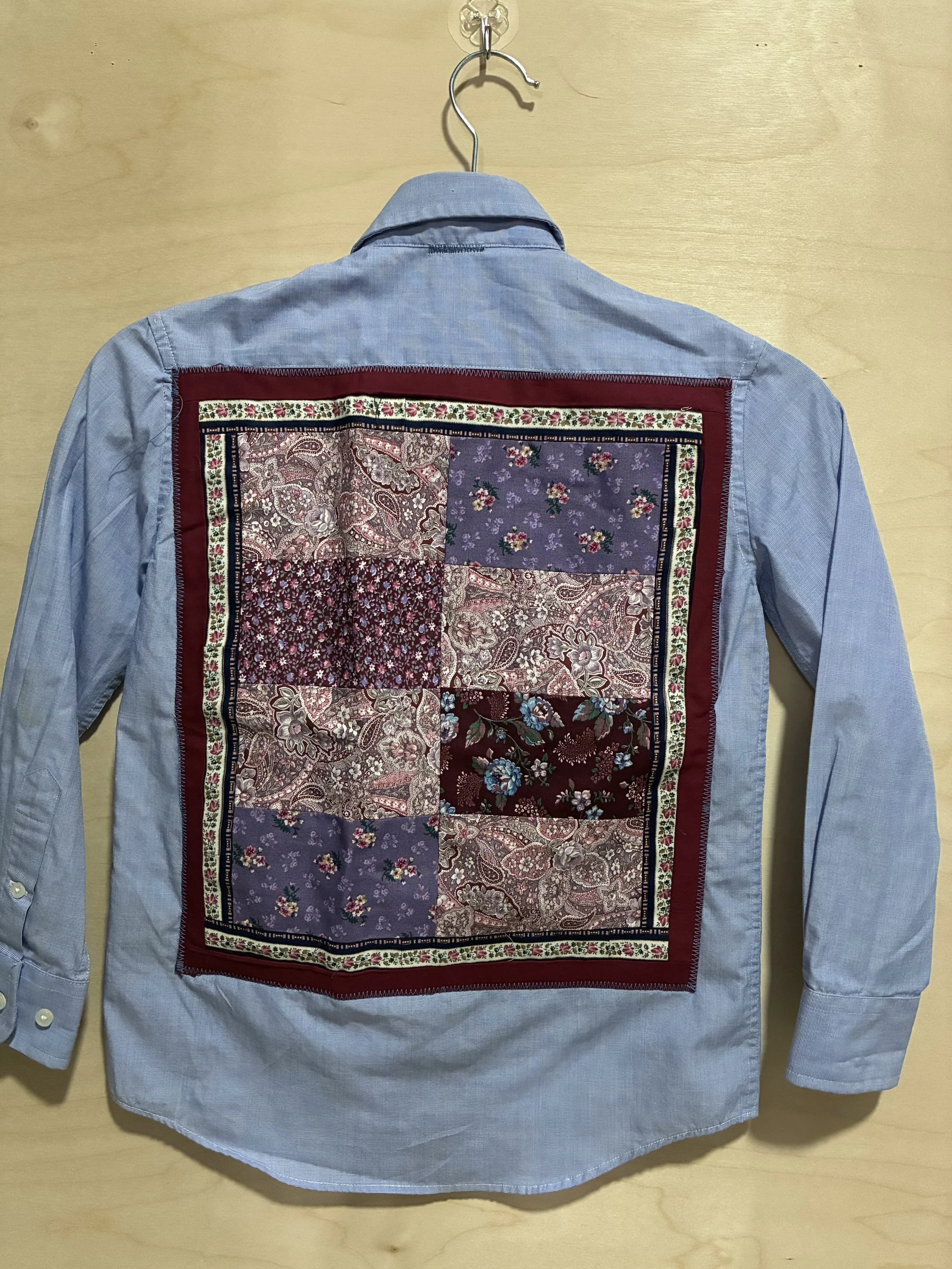 Blue Floral Flag Collared Shirt (8)