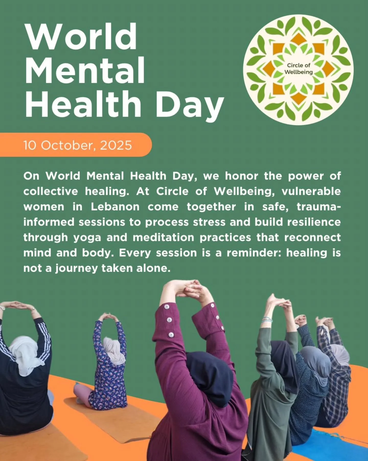 For the women we work with, stress is not an occasional feeling. It is constant &mdash; shaped by war, displacement, and the daily pressure of surviving and caring for their families.

World Mental Health Day is a reminder that their wellbeing cannot