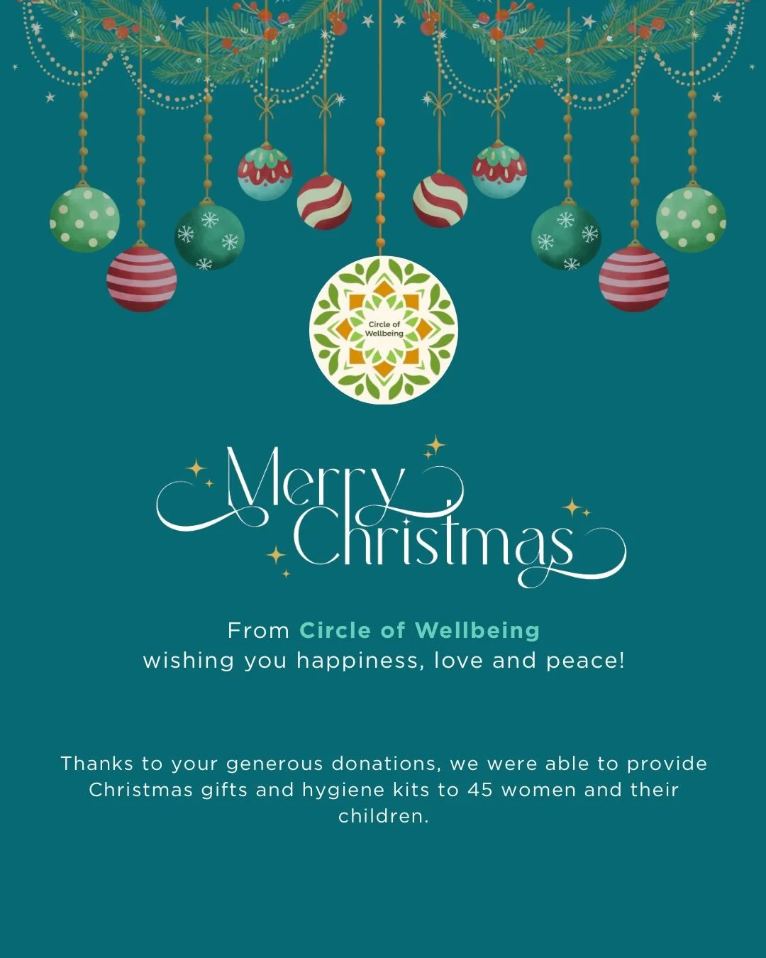 A small moment of care during a tough winter in the Bekaa Valley.

This Christmas, your donations helped us provide gifts, toys, and hygiene items to women and their children.

Thank you for making a difference.