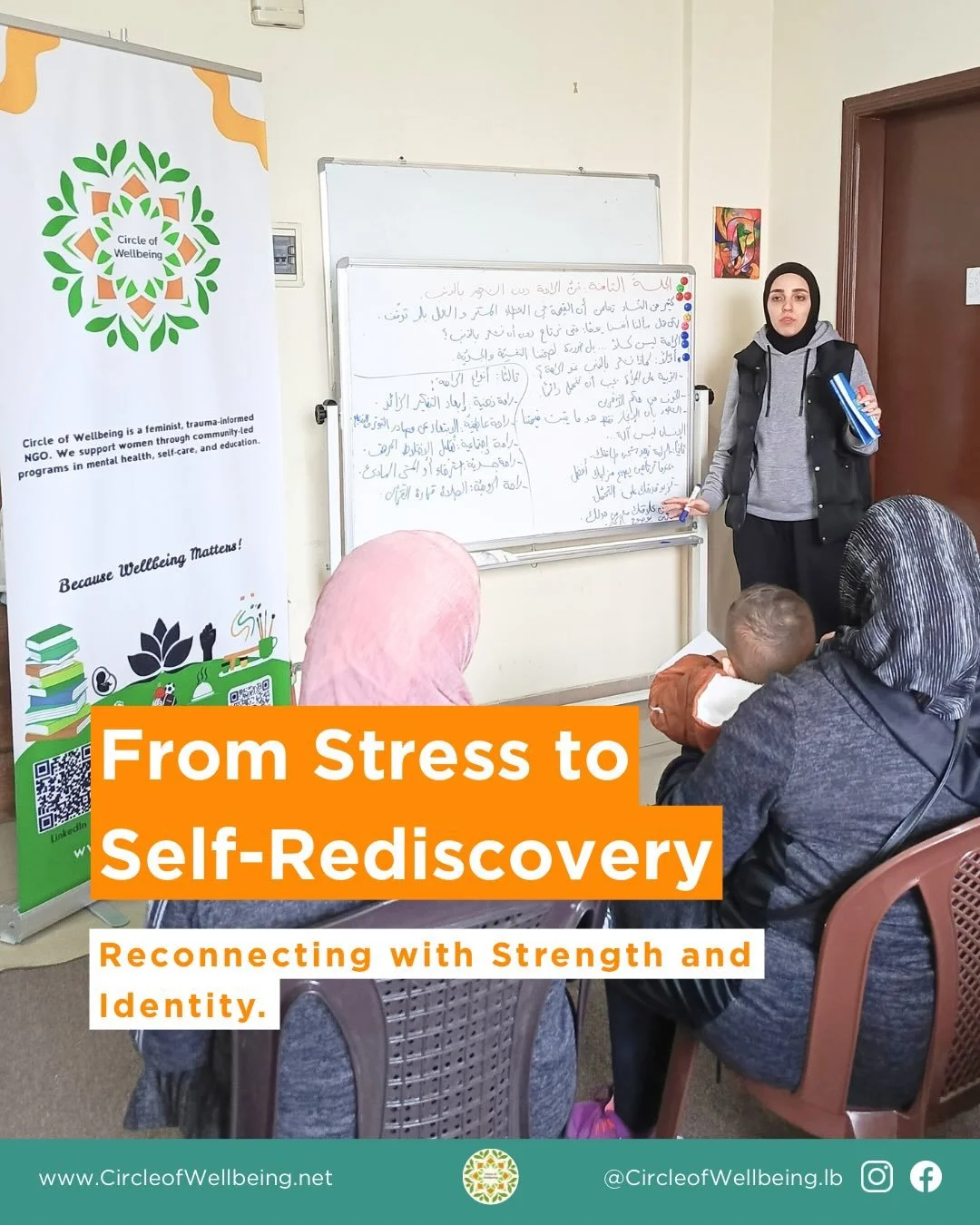 From November to February, 14 women met each week to focus on healing and reconnecting with themselves.

Through reflection and guided activities, they began reclaiming their voices, needs, and identity. The group grew into a committed circle grounde