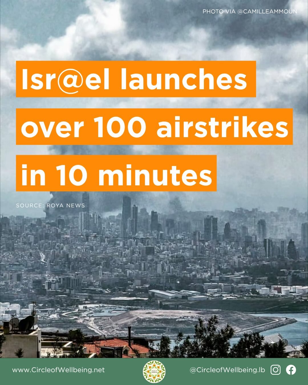 Despite the US-Iran War Ceasefire agreement, Israel escalates its violent assault on Lebanon.

Across Beirut, the Bekaa, and the South, the IOF bombed over 100 locations without issuing evacuation orders, causing massacres, chaos and widespread destr