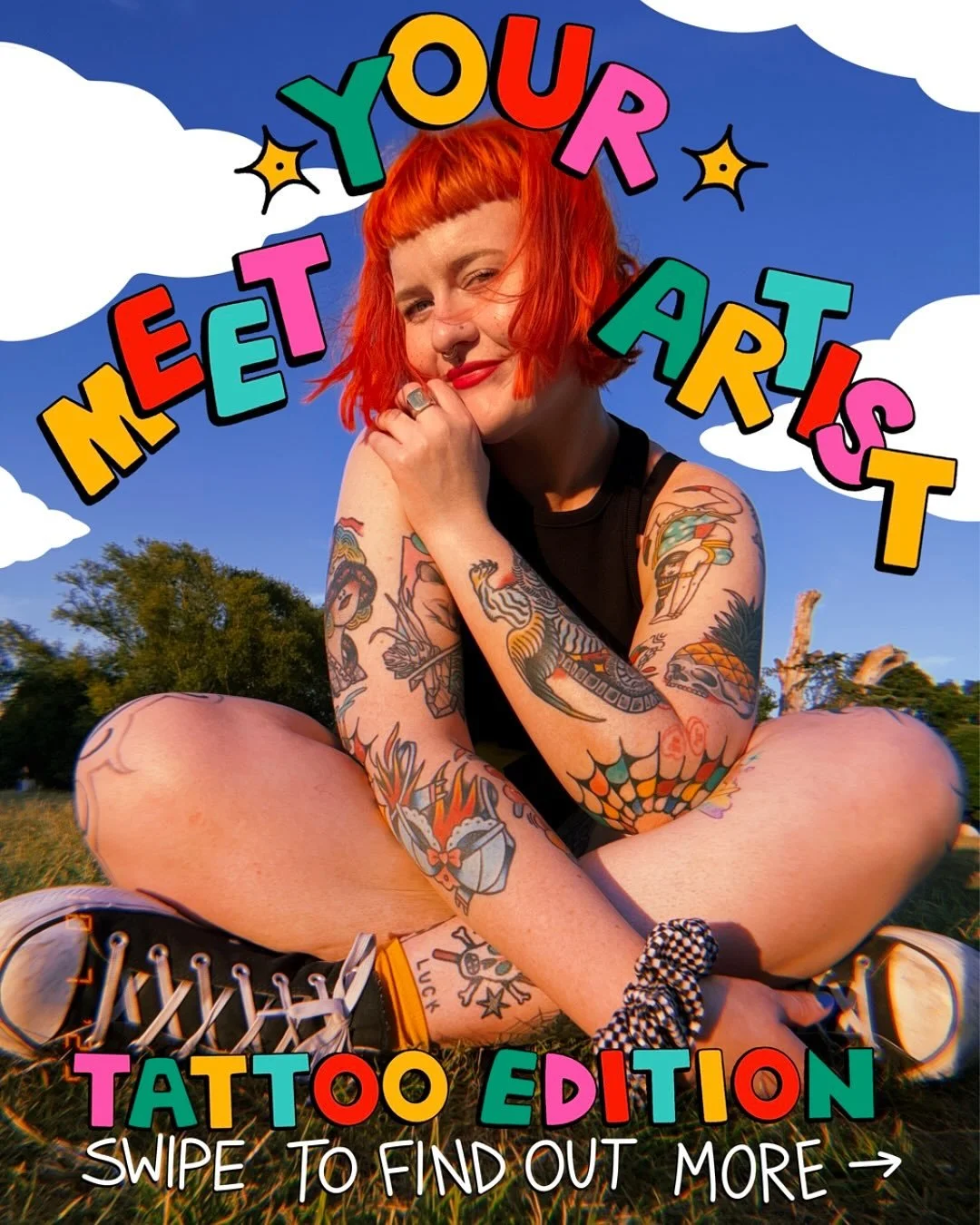 ✨ MEET YR TATTOO ARTIST ✨

There are a fair few more of you than there were last year, so I thought I&rsquo;d reintroduce myself to all of you lovely humans in my phone 🌈🤡💘 

🎱I&rsquo;m Jasmine, your favorite colourful weirdo tattoo artist based 