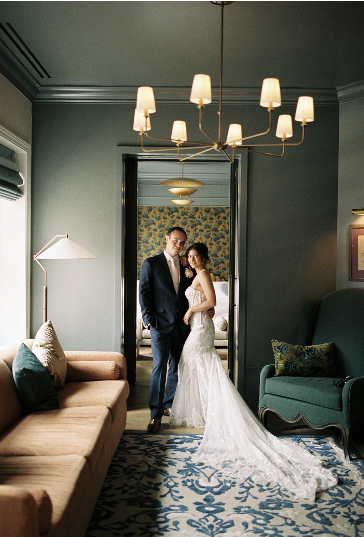 An intimate Ohio wedding filled with European charm, colorful florals, and beautifully personal details.