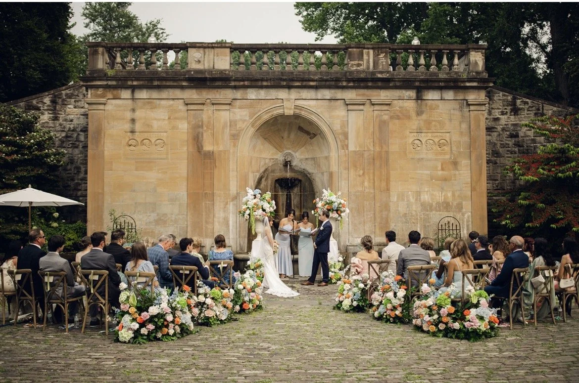 An intimate Ohio wedding filled with European charm, colorful florals, and beautifully personal details.