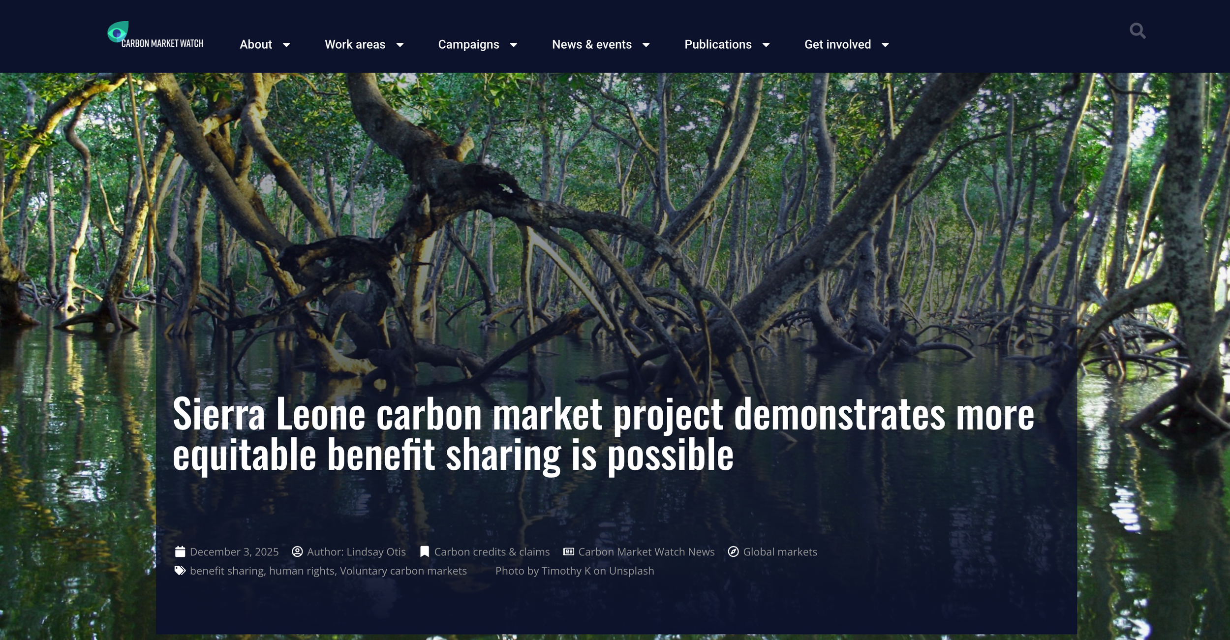 West Africa Blue in the Press