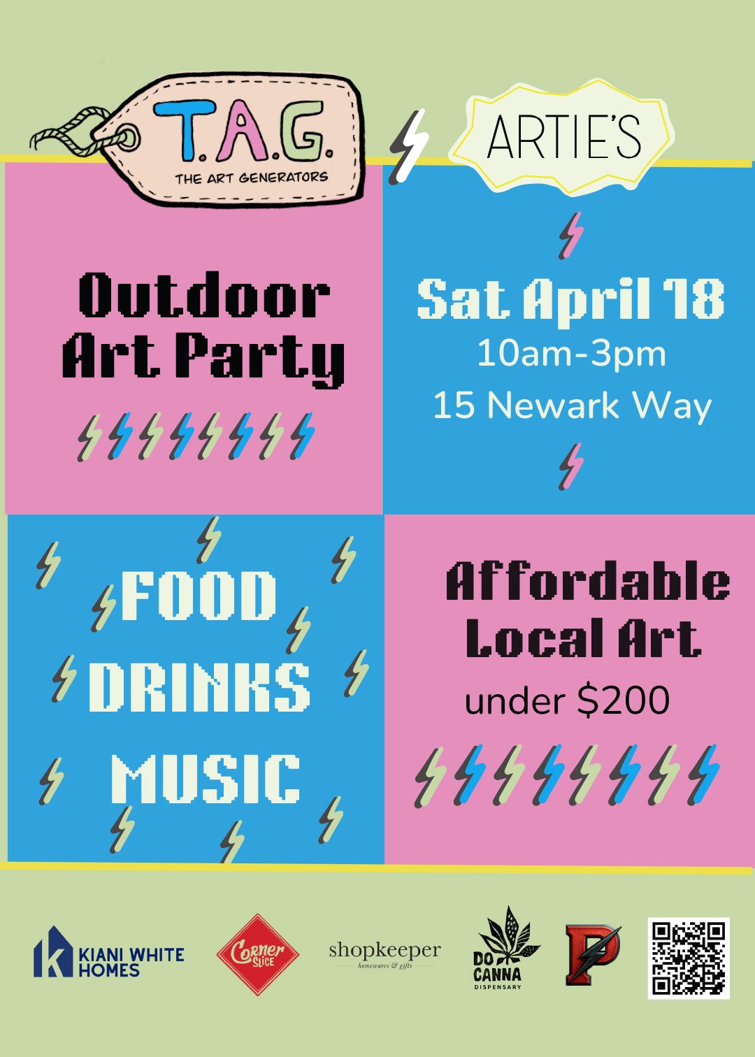 Artie's Outdoor Affordable Art Party