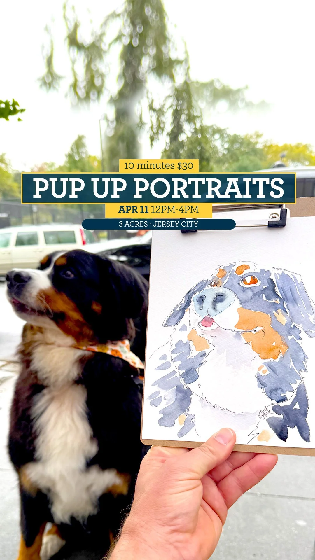PUP Up Portraits at 3 