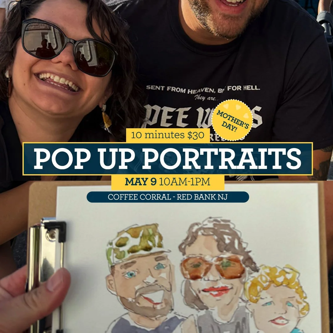 Pop Up Portraits at Coffee Corral for Mother’s Day