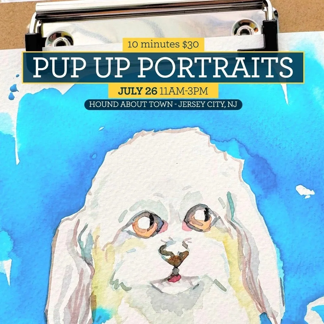 Pup Up Portraits + dog adoption at Hound About Town