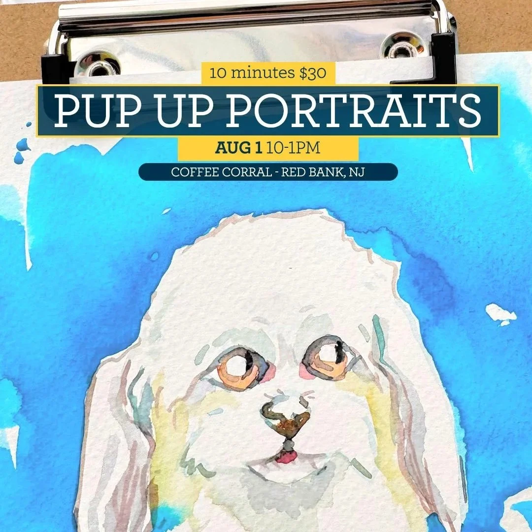 Pup Up Portraits at Coffee Corral + Adoption Event