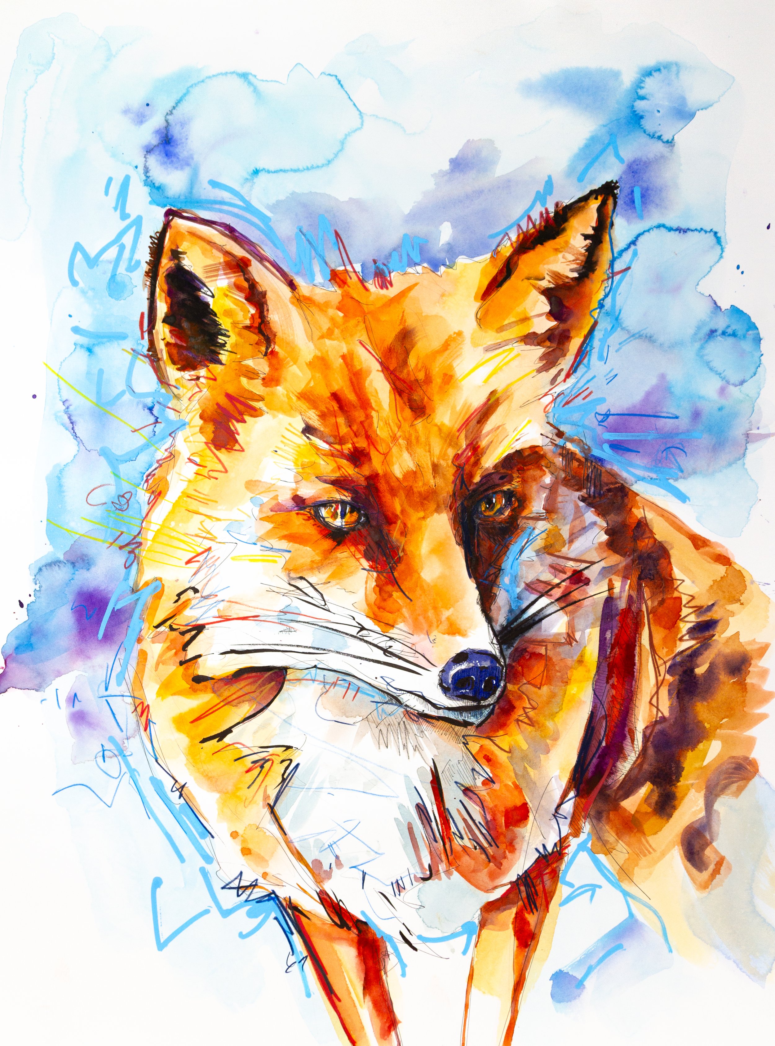 Fox 18" x 24"