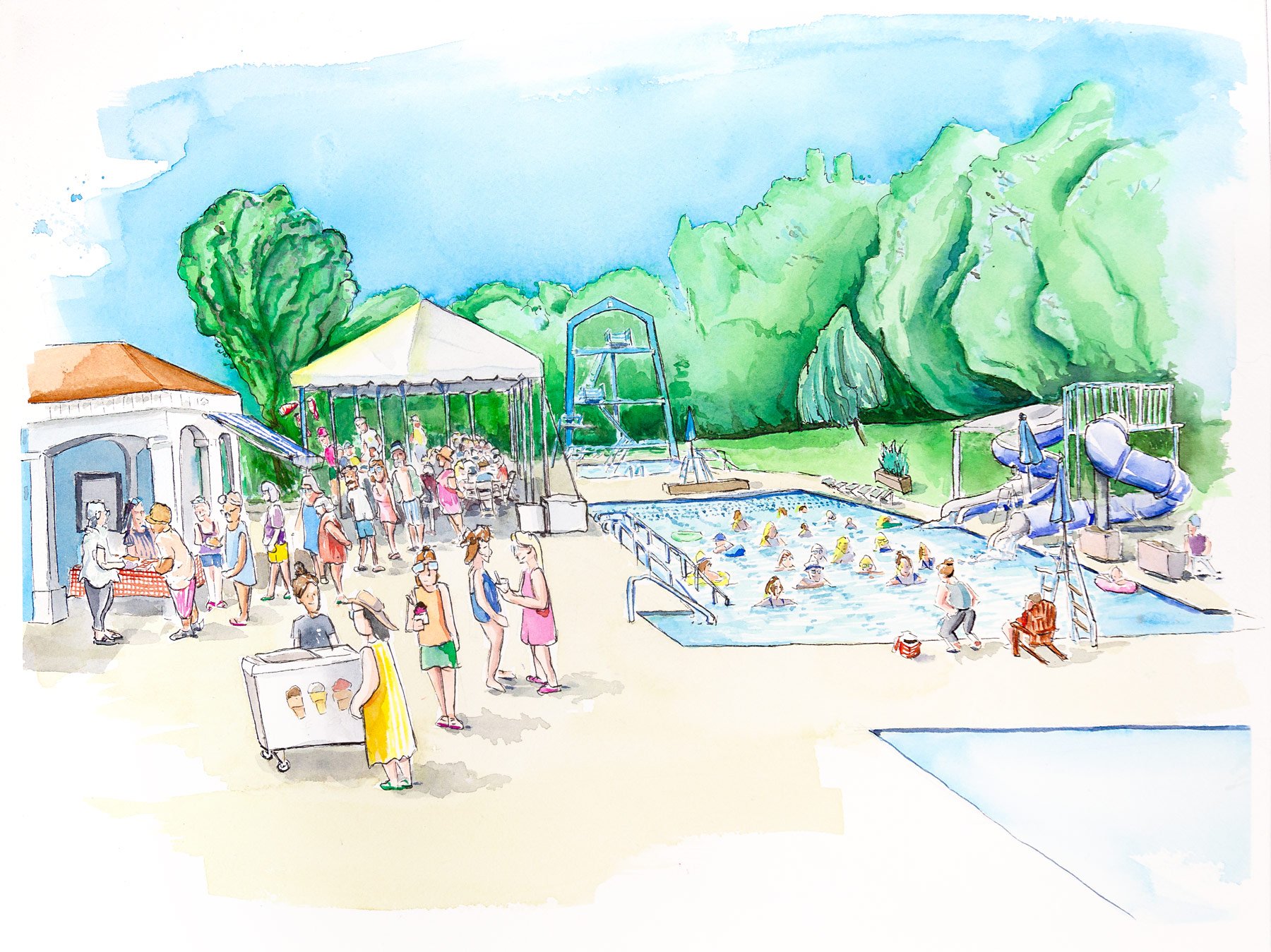MaplewoodPool-seniorParty.jpg