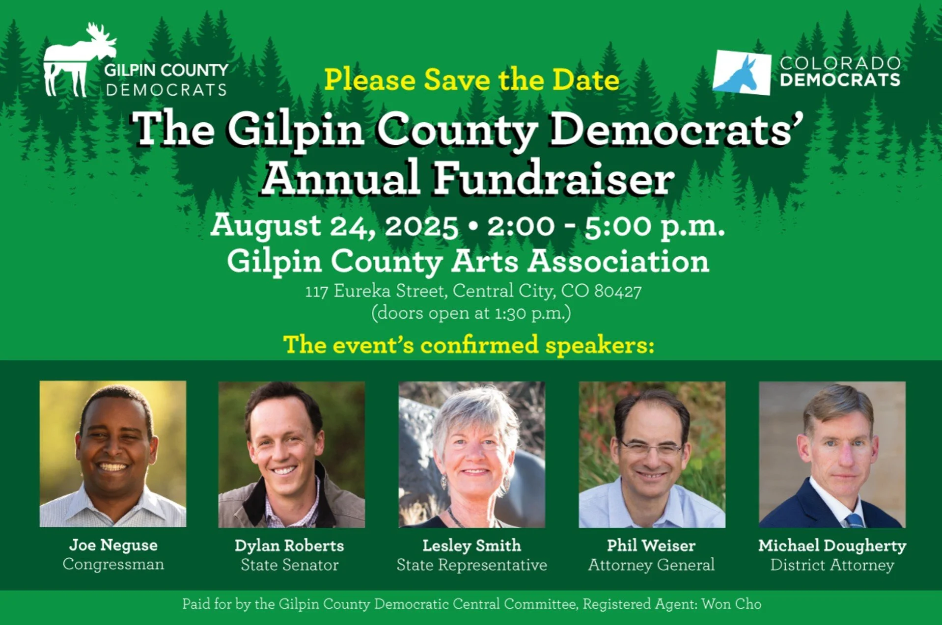 Book it and arrive early - Annual Fundraiser