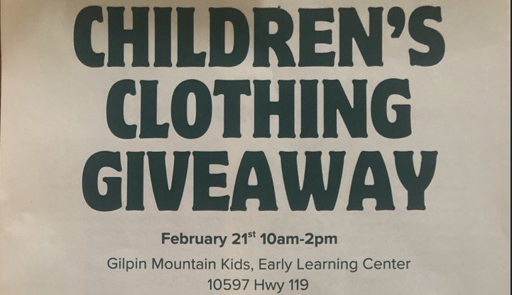 Children's Clothing Giveaway