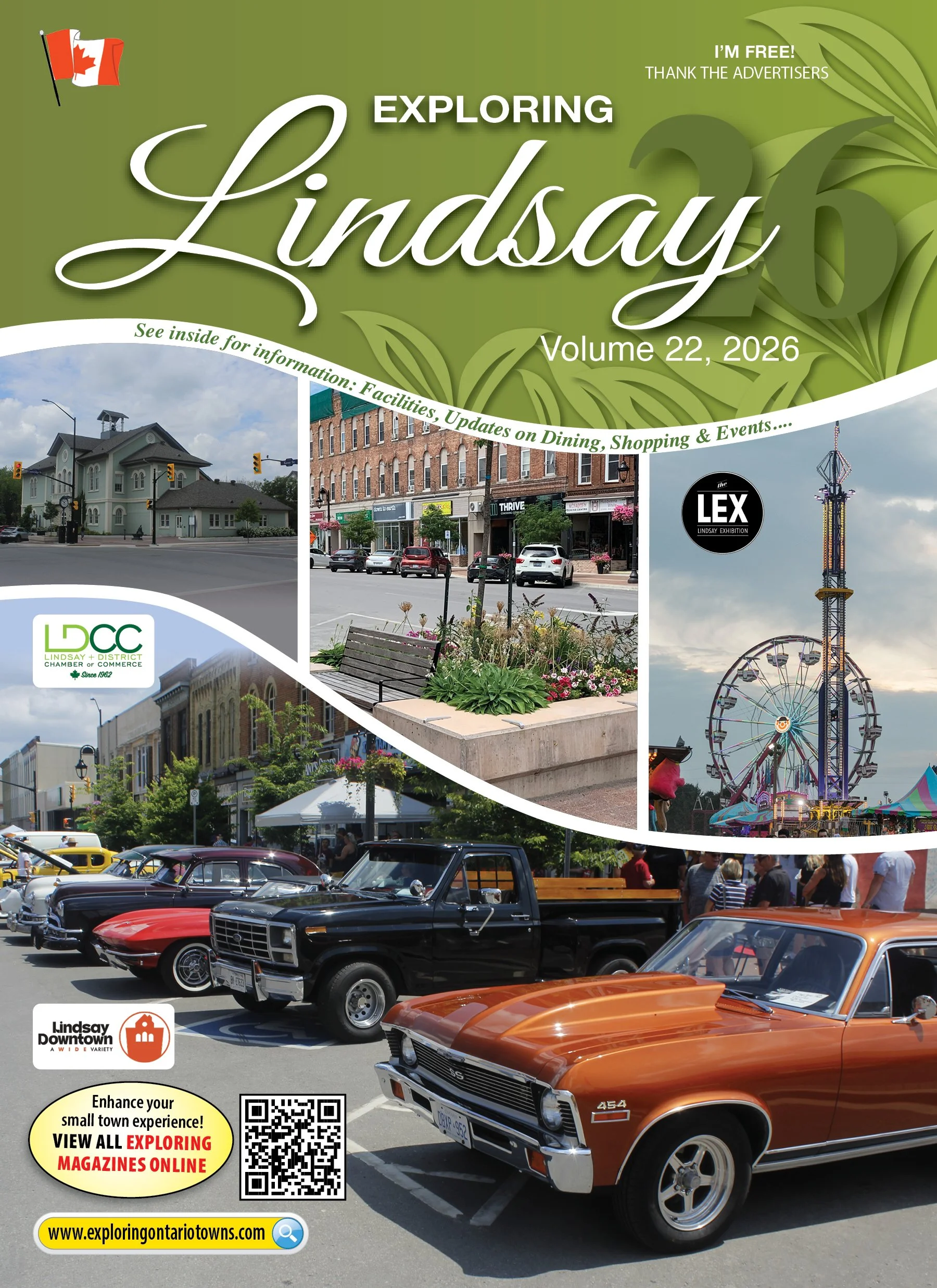 Front Cover of Exploring Lindsay Magazine