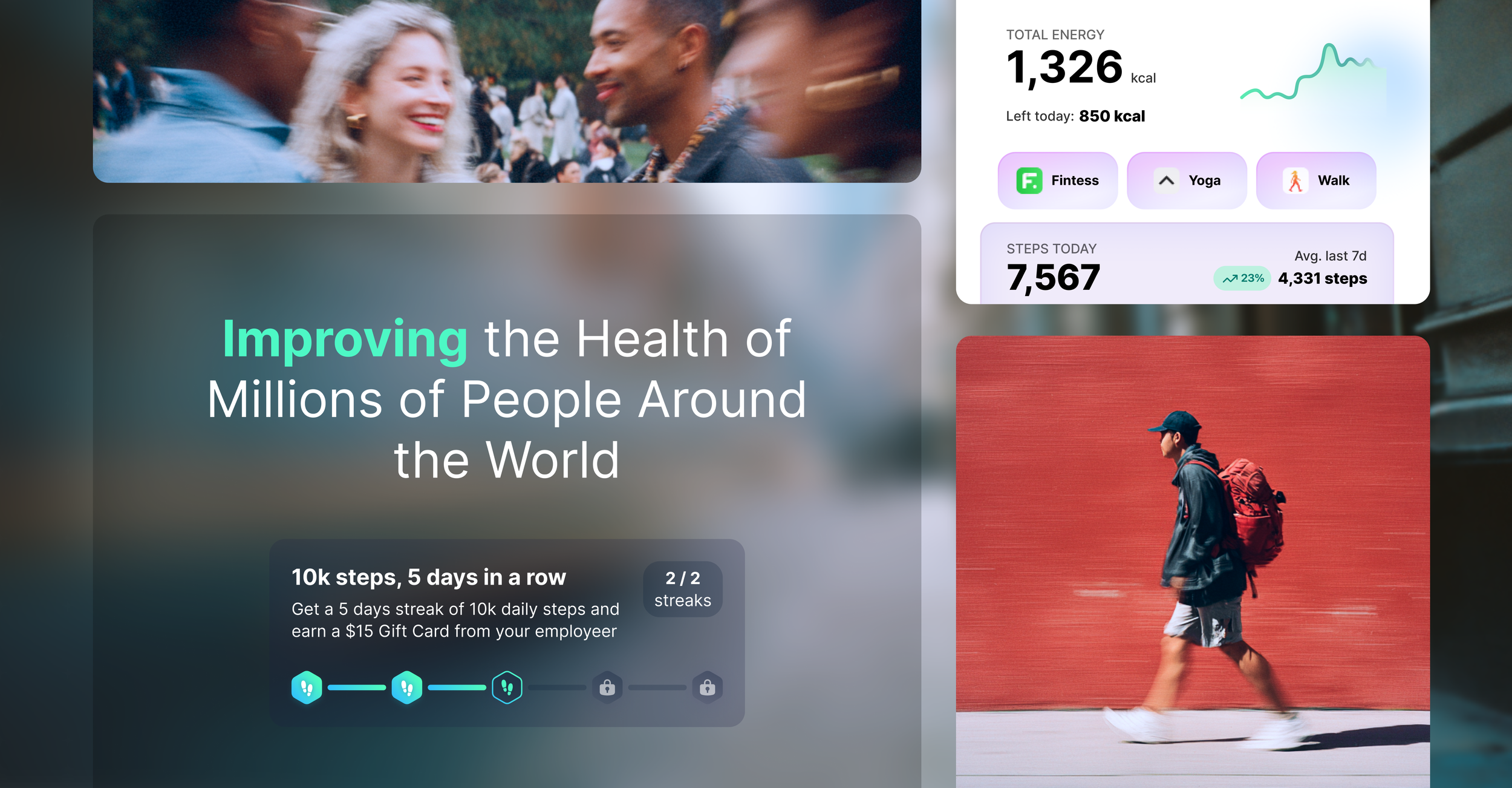Modular bento grid interface concept supporting personalization and ecosystem scalability