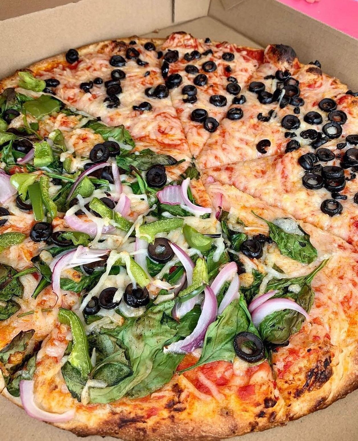 We've got you covered on your pizza and garlic knots cravings. From vegan to gluten-free, we've got a tasty option for everyone. 
⠀⠀⠀⠀⠀⠀⠀⠀⠀
We're loving these customer photos from @dmv_vegan! 🌱
⠀⠀⠀⠀⠀⠀⠀⠀⠀
FREE delivery Nags Head / www.villagepizzaobx