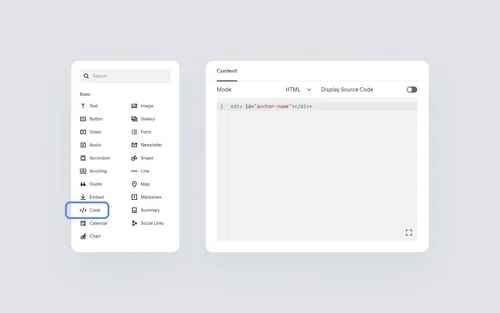 How to Jump to a Section in Squarespace with Anchor Links | Untitled Site