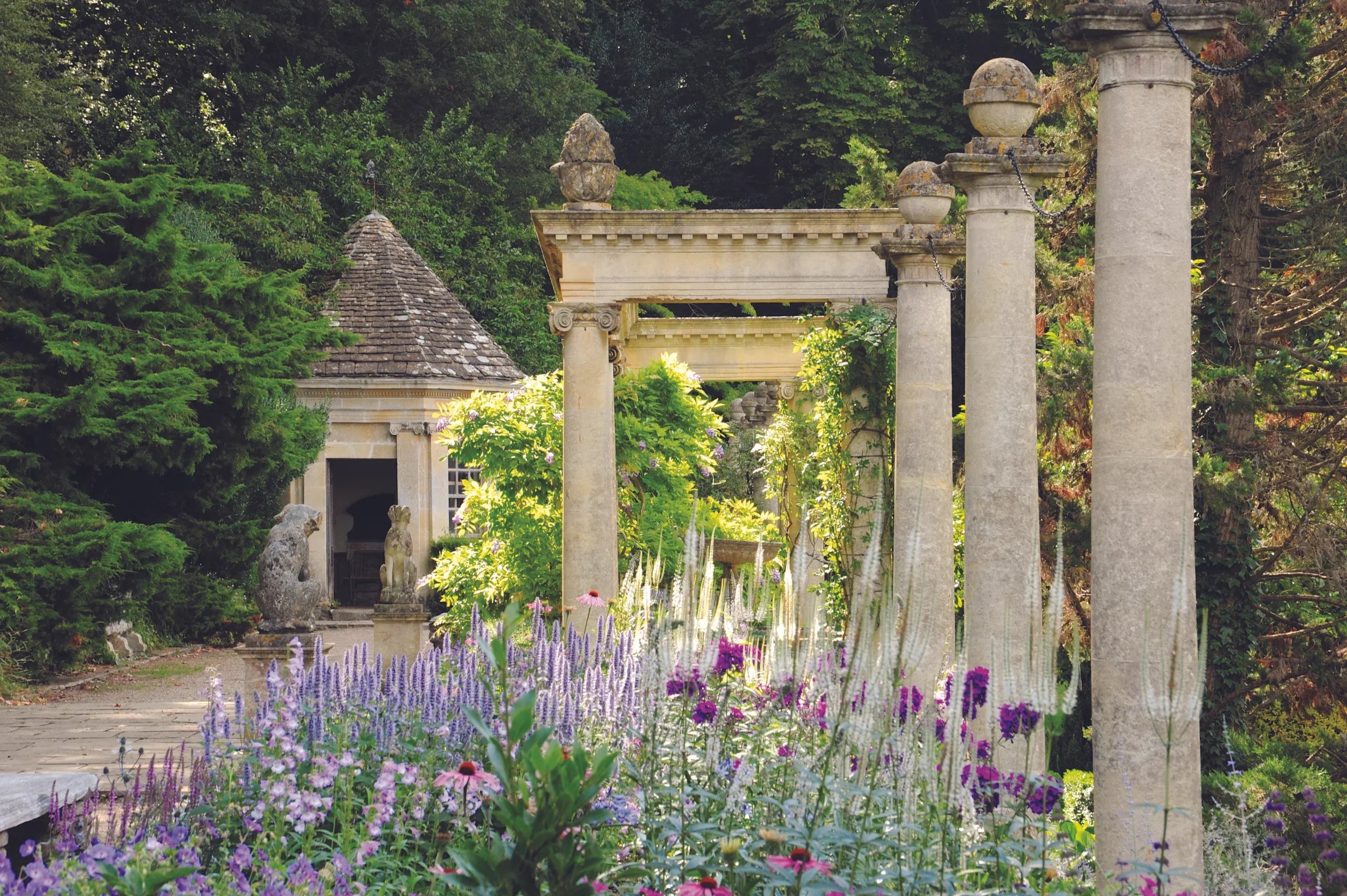 Cotswolds estate at sunrise