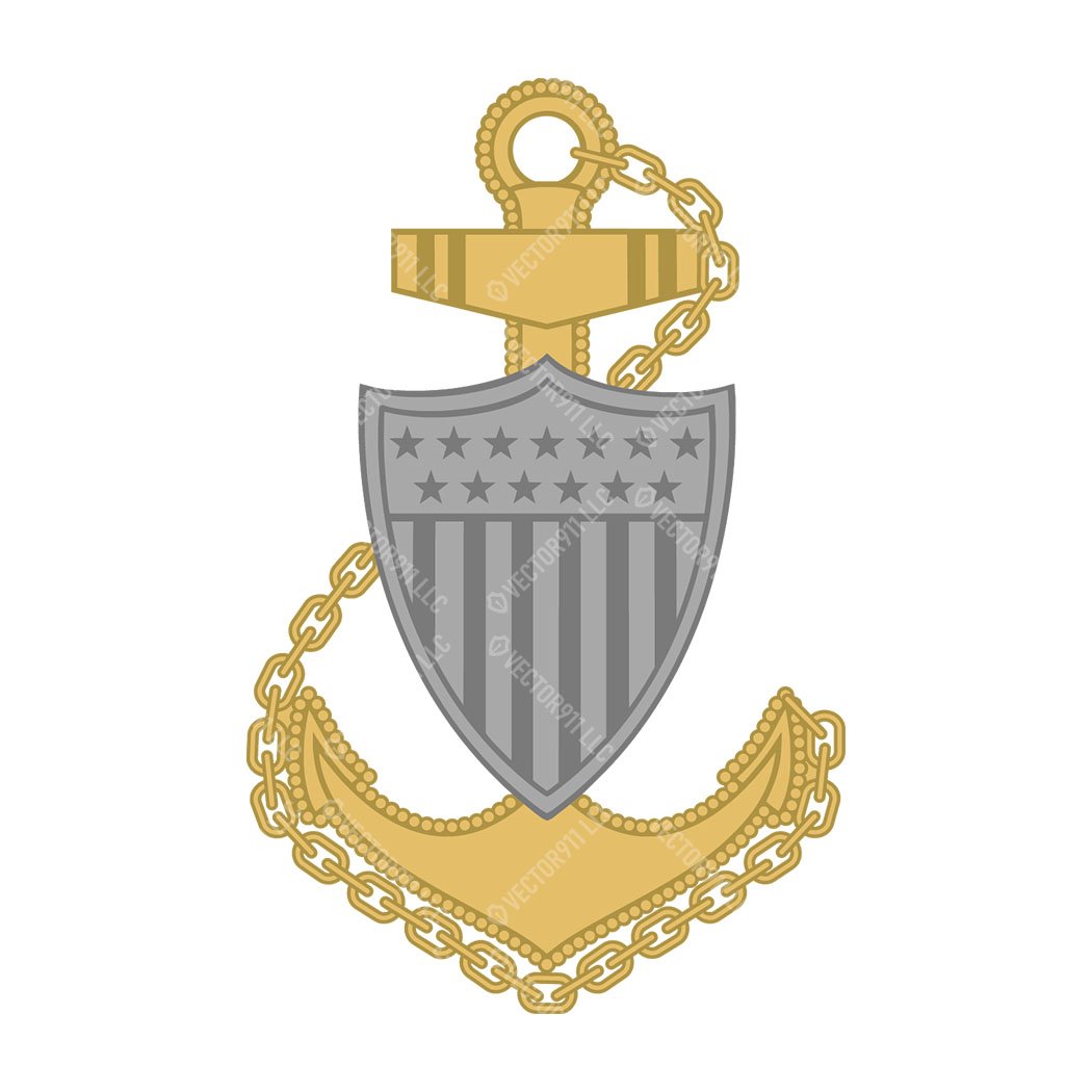 Navy Chief Anchor (No Text) Vector | High-Quality Design for ...