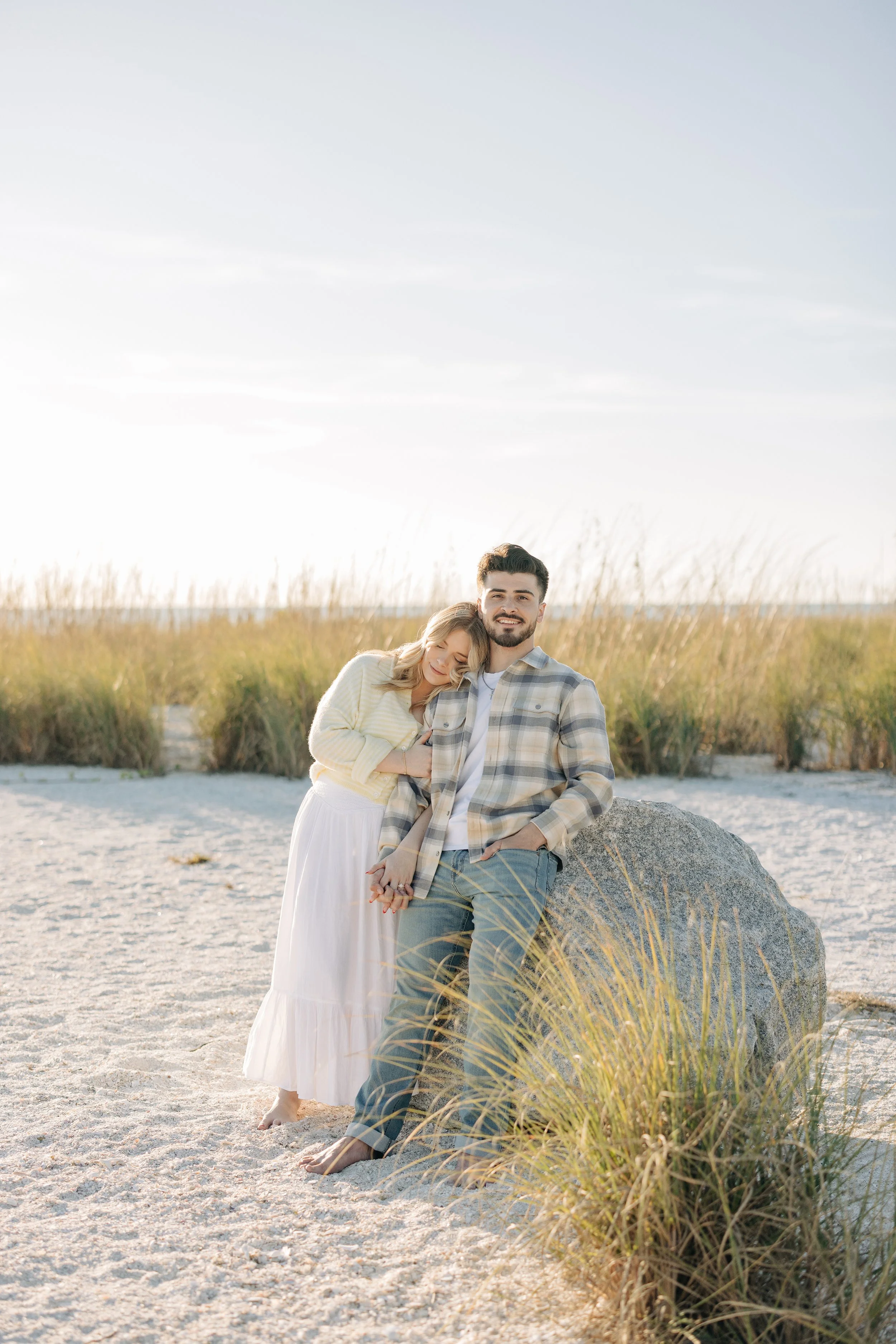Hannah + Isaiah - Sarasota Engagement Photos - Beach Engagement Session - Mused Photo (30).jpg