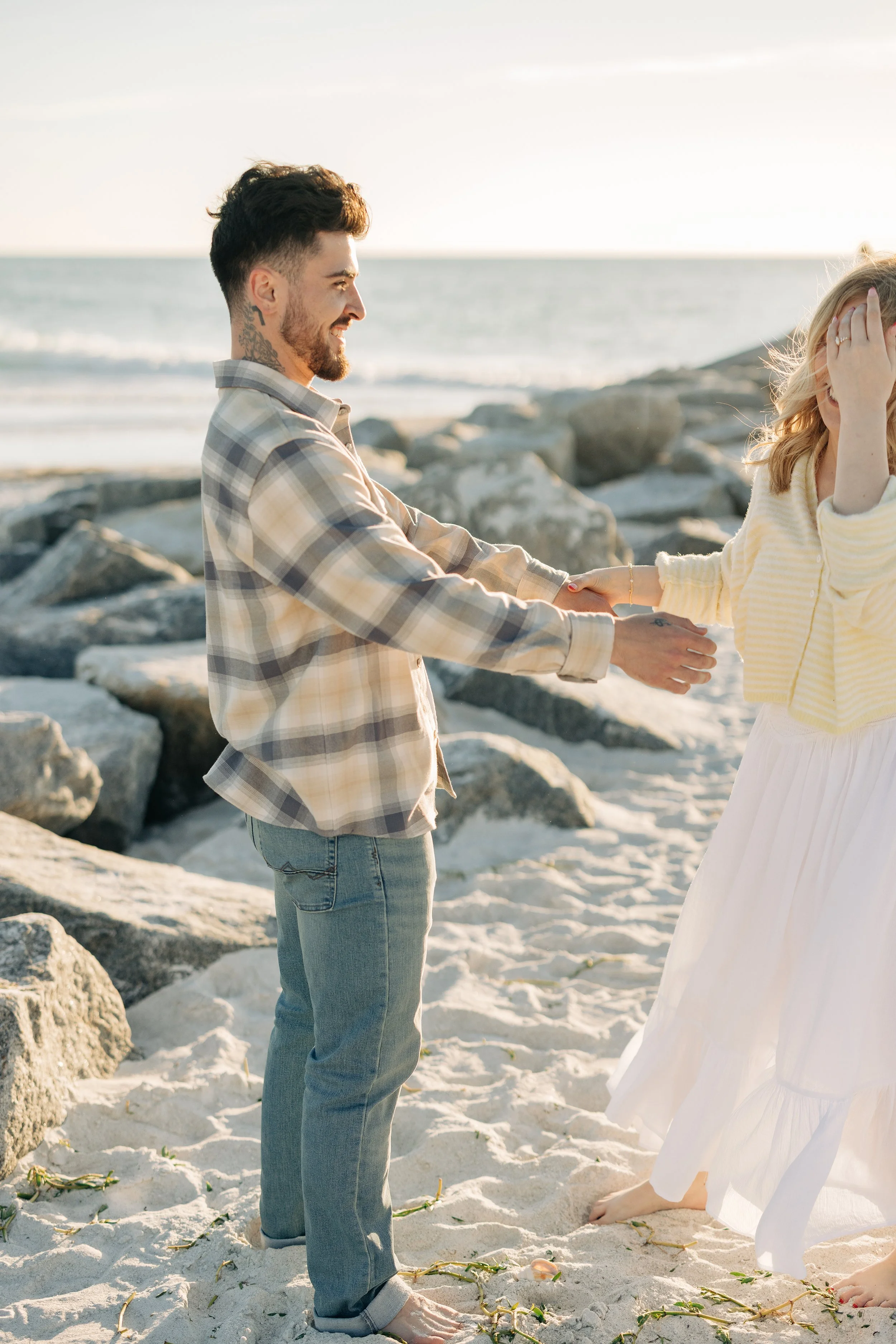 Hannah + Isaiah - Sarasota Engagement Photos - Beach Engagement Session - Mused Photo (68).jpg