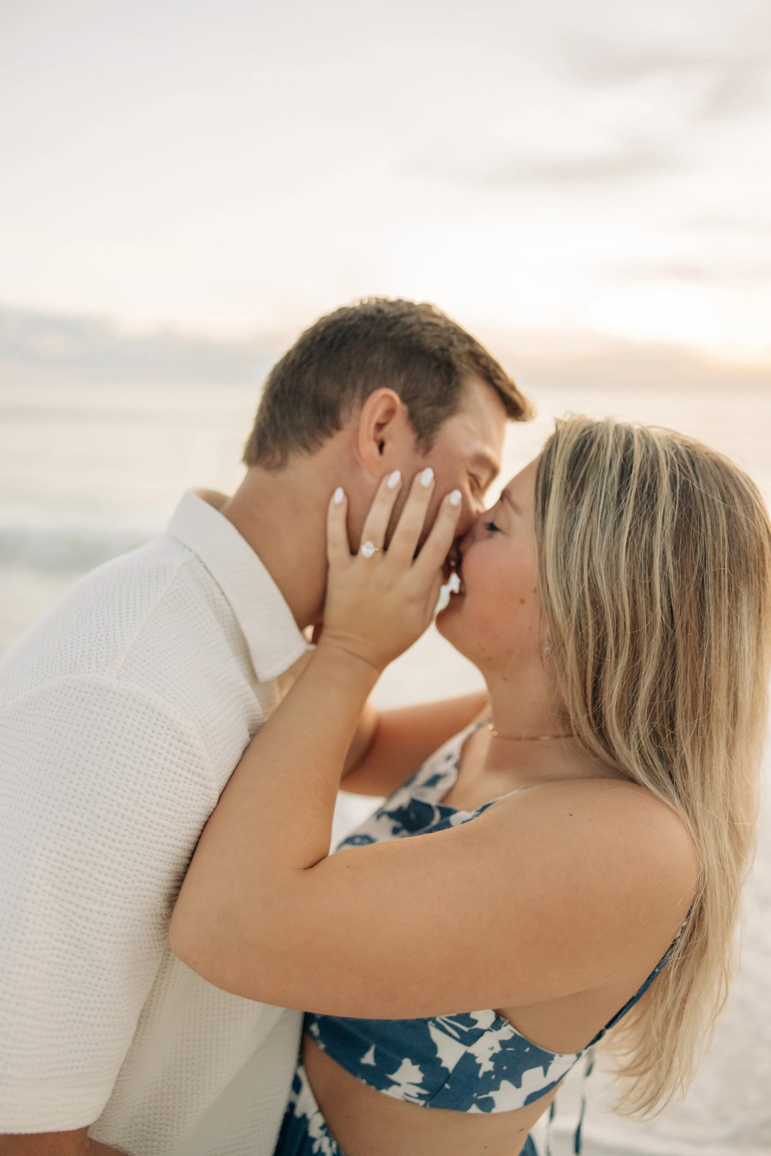 Hannah + Chris Surprise Proposal on Lido Key Beach - Sarasota Proposal Photographer - Beach Proposal at Sunset - Mused Photo (79).jpg
